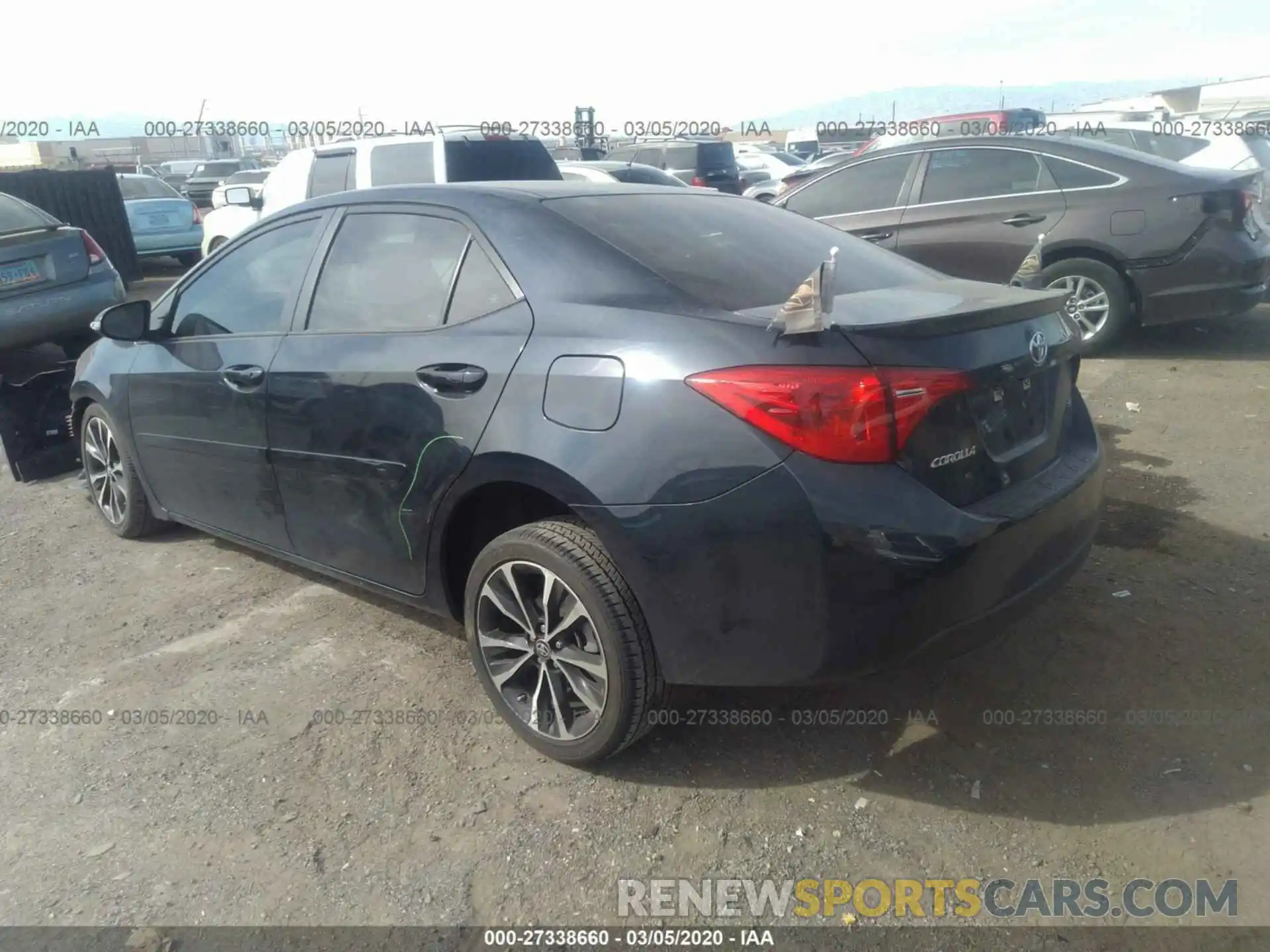 3 Photograph of a damaged car 5YFBURHE5KP864486 TOYOTA COROLLA 2019