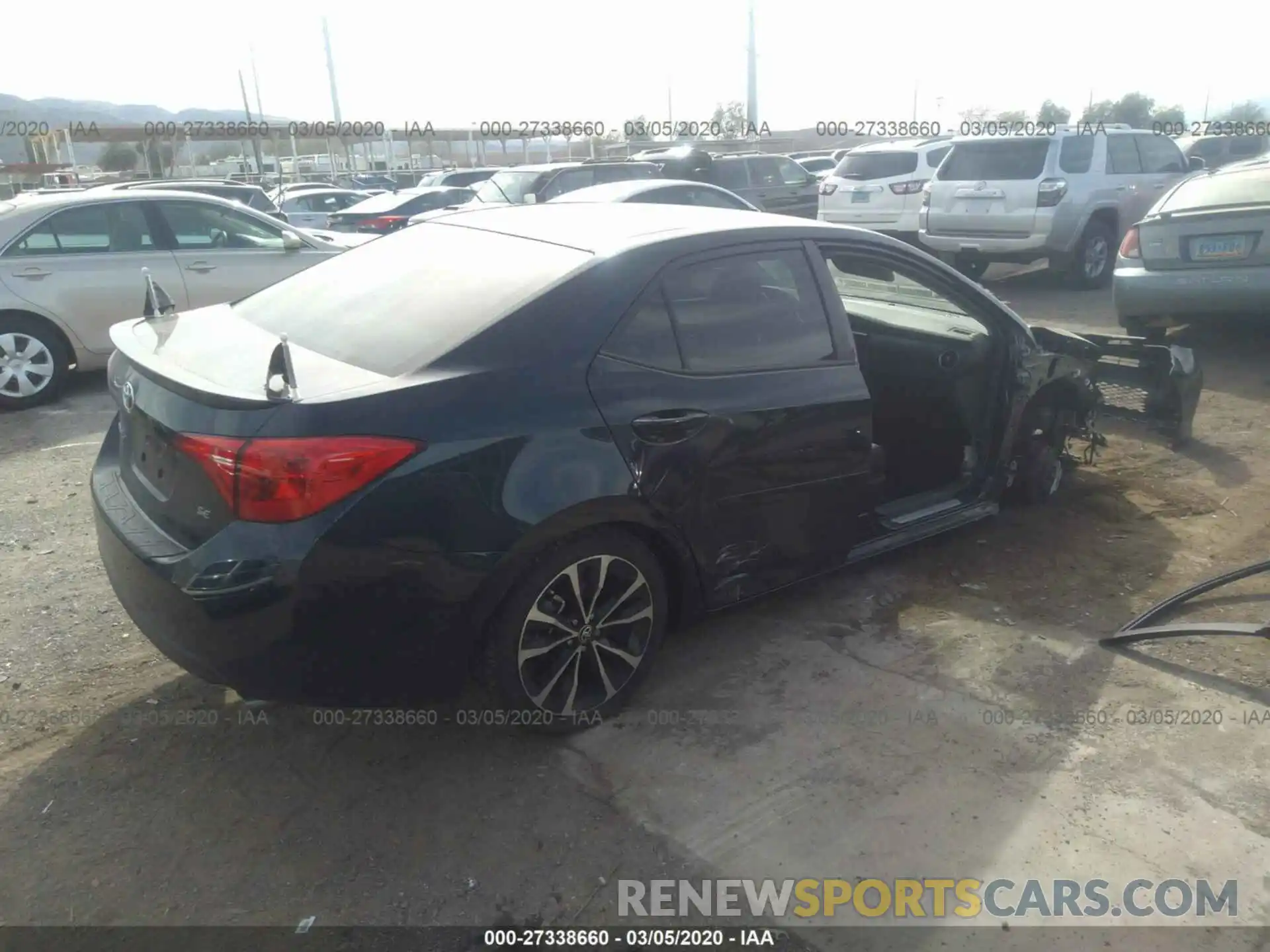 4 Photograph of a damaged car 5YFBURHE5KP864486 TOYOTA COROLLA 2019