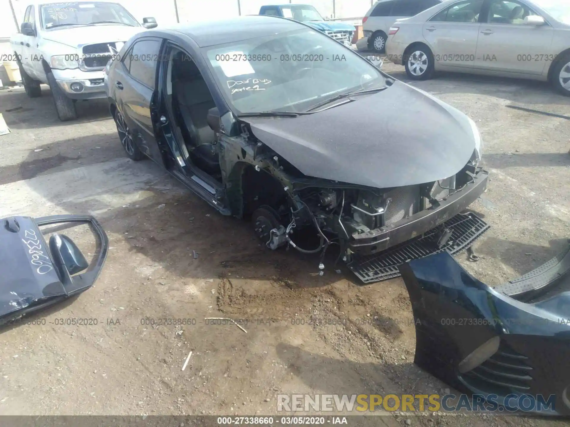 6 Photograph of a damaged car 5YFBURHE5KP864486 TOYOTA COROLLA 2019