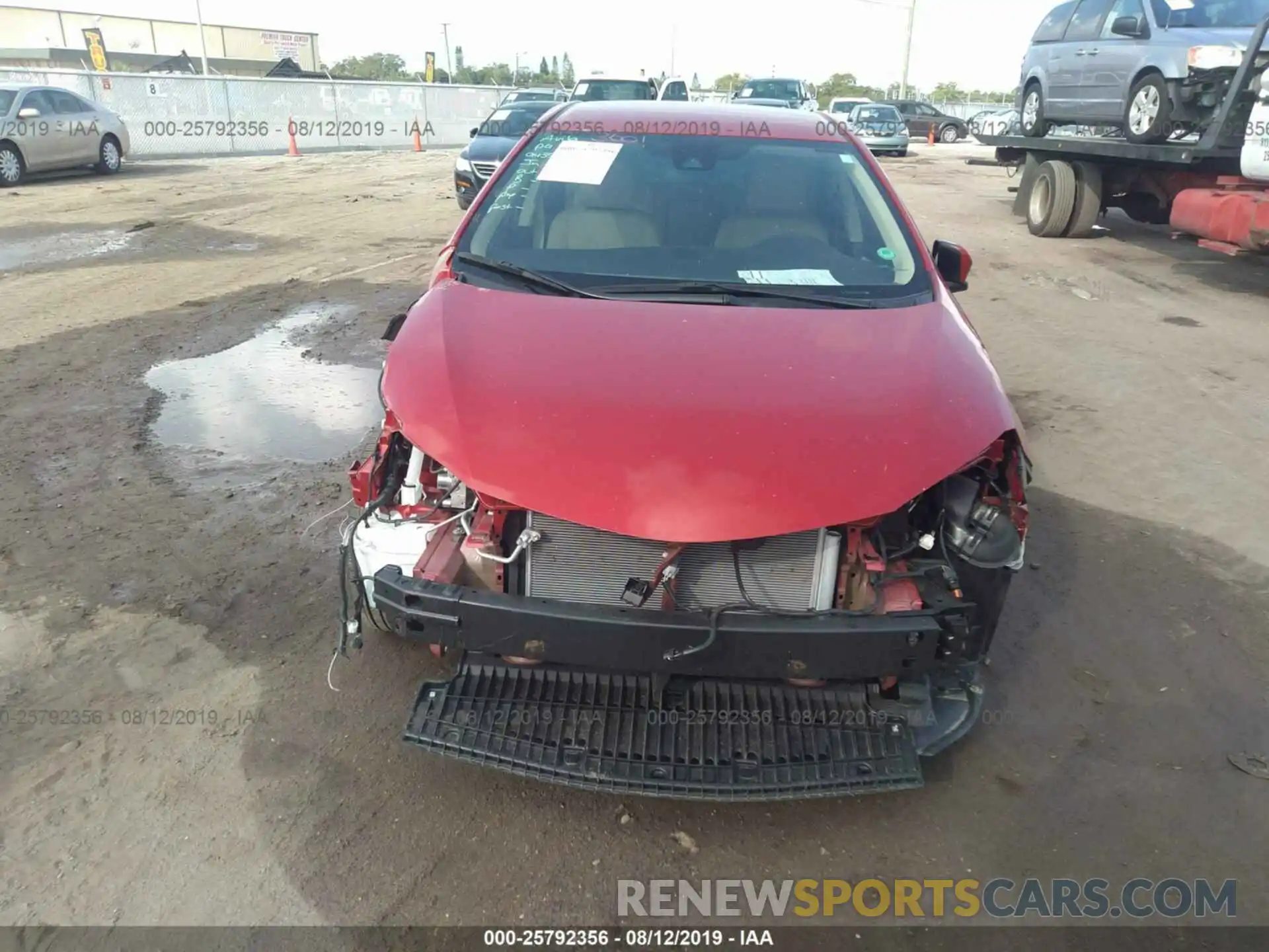 6 Photograph of a damaged car 5YFBURHE5KP865072 TOYOTA COROLLA 2019