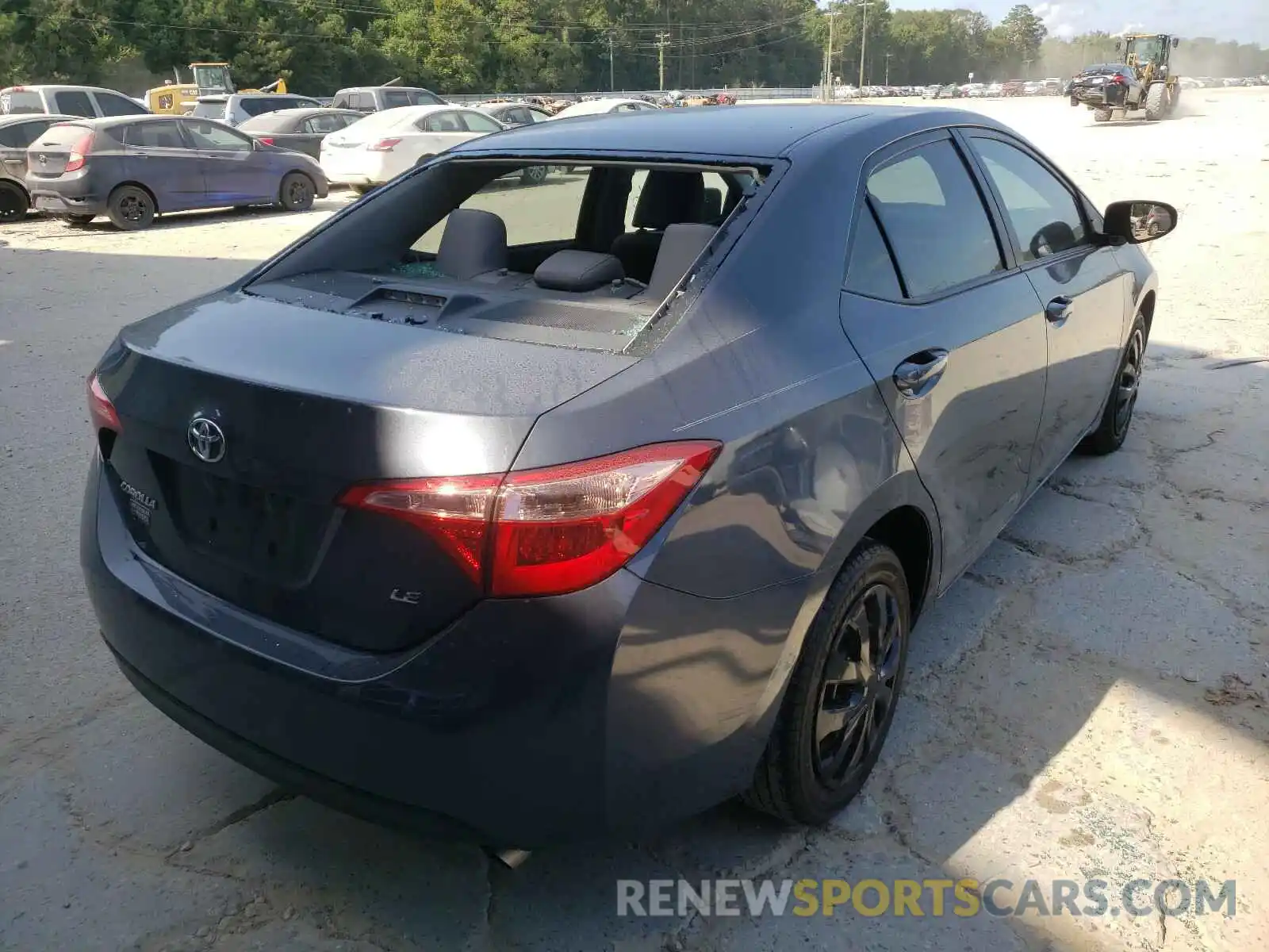 4 Photograph of a damaged car 5YFBURHE5KP865606 TOYOTA COROLLA 2019