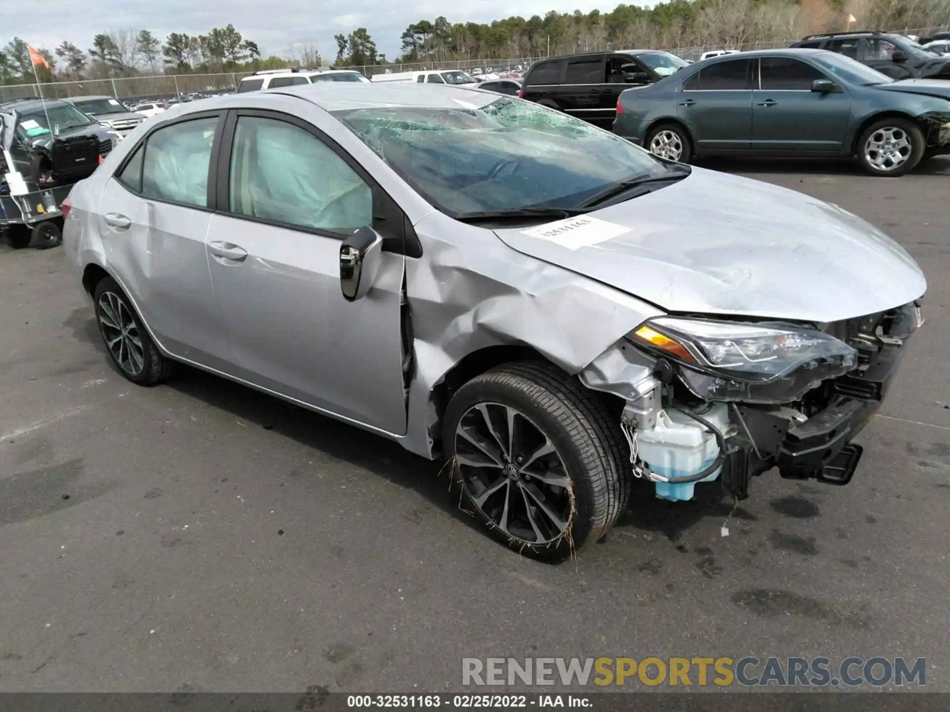 1 Photograph of a damaged car 5YFBURHE5KP865797 TOYOTA COROLLA 2019