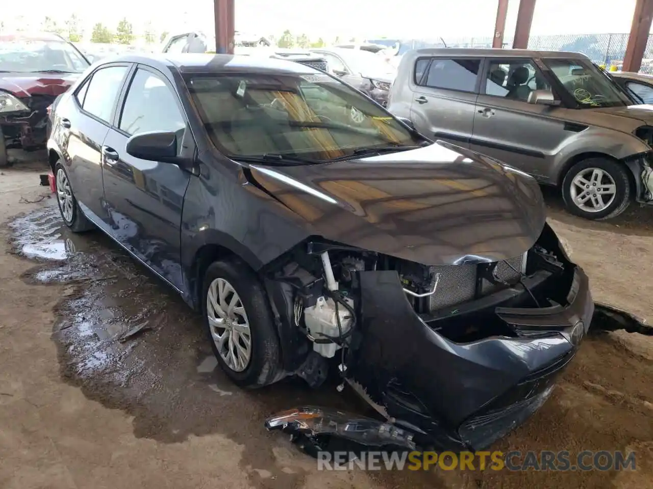 1 Photograph of a damaged car 5YFBURHE5KP866139 TOYOTA COROLLA 2019