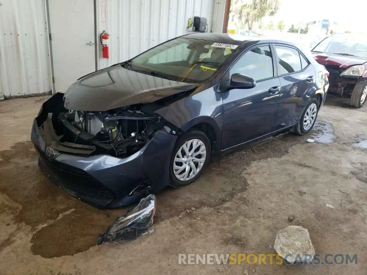 2 Photograph of a damaged car 5YFBURHE5KP866139 TOYOTA COROLLA 2019