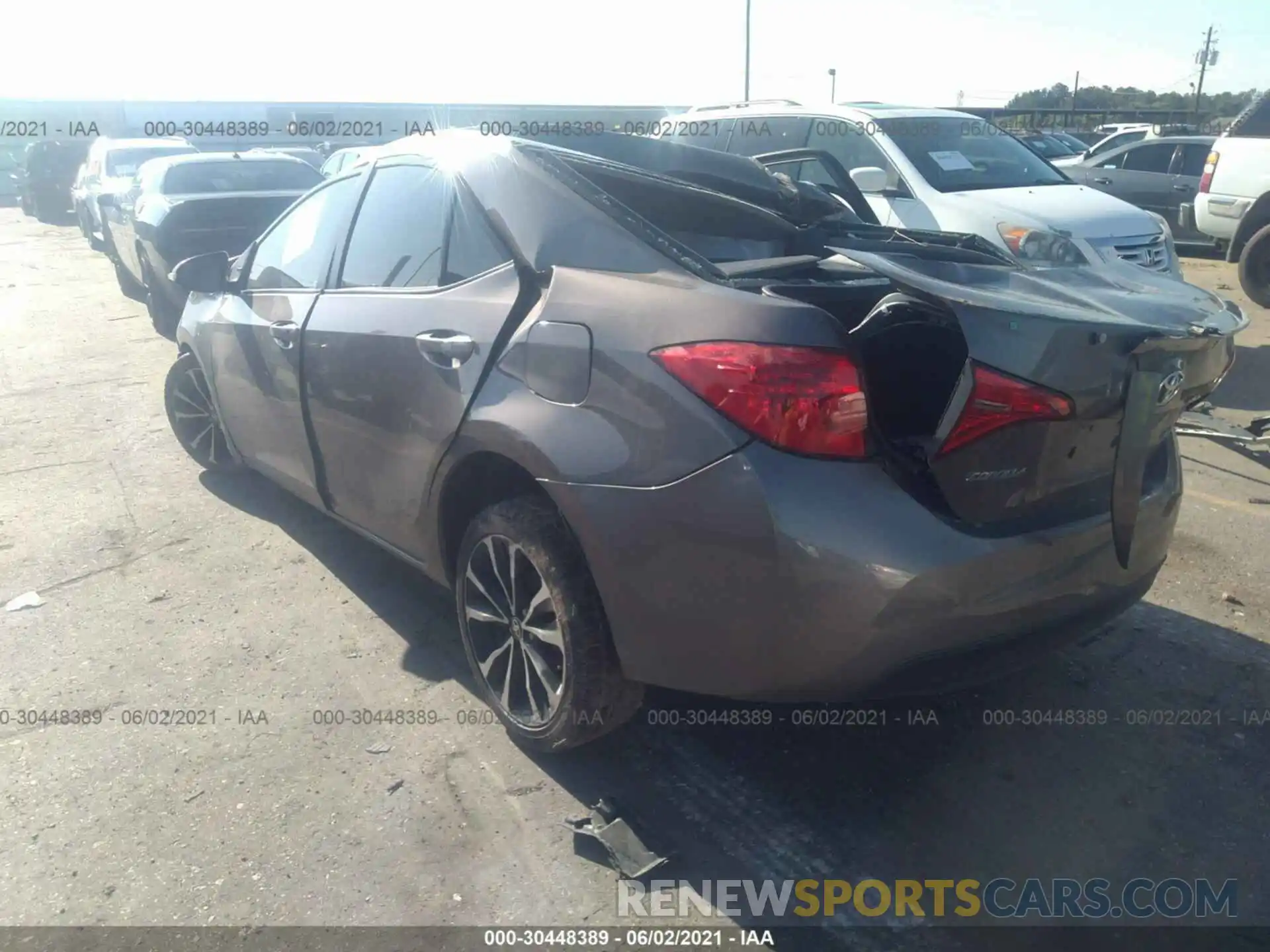 3 Photograph of a damaged car 5YFBURHE5KP866416 TOYOTA COROLLA 2019