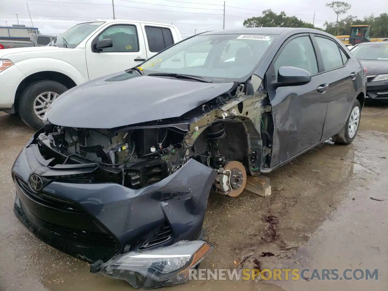 2 Photograph of a damaged car 5YFBURHE5KP866898 TOYOTA COROLLA 2019