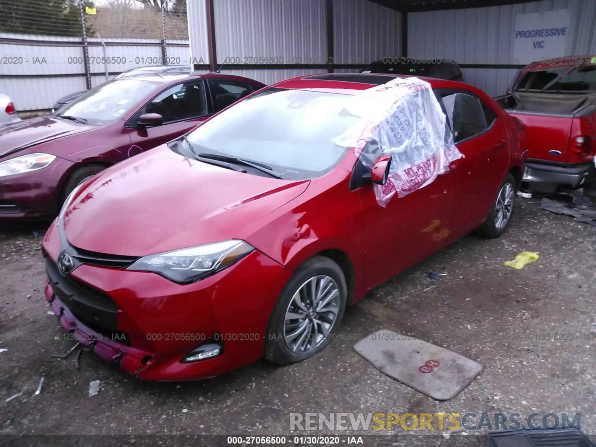 2 Фотография поврежденного автомобиля 5YFBURHE5KP866948 TOYOTA COROLLA 2019