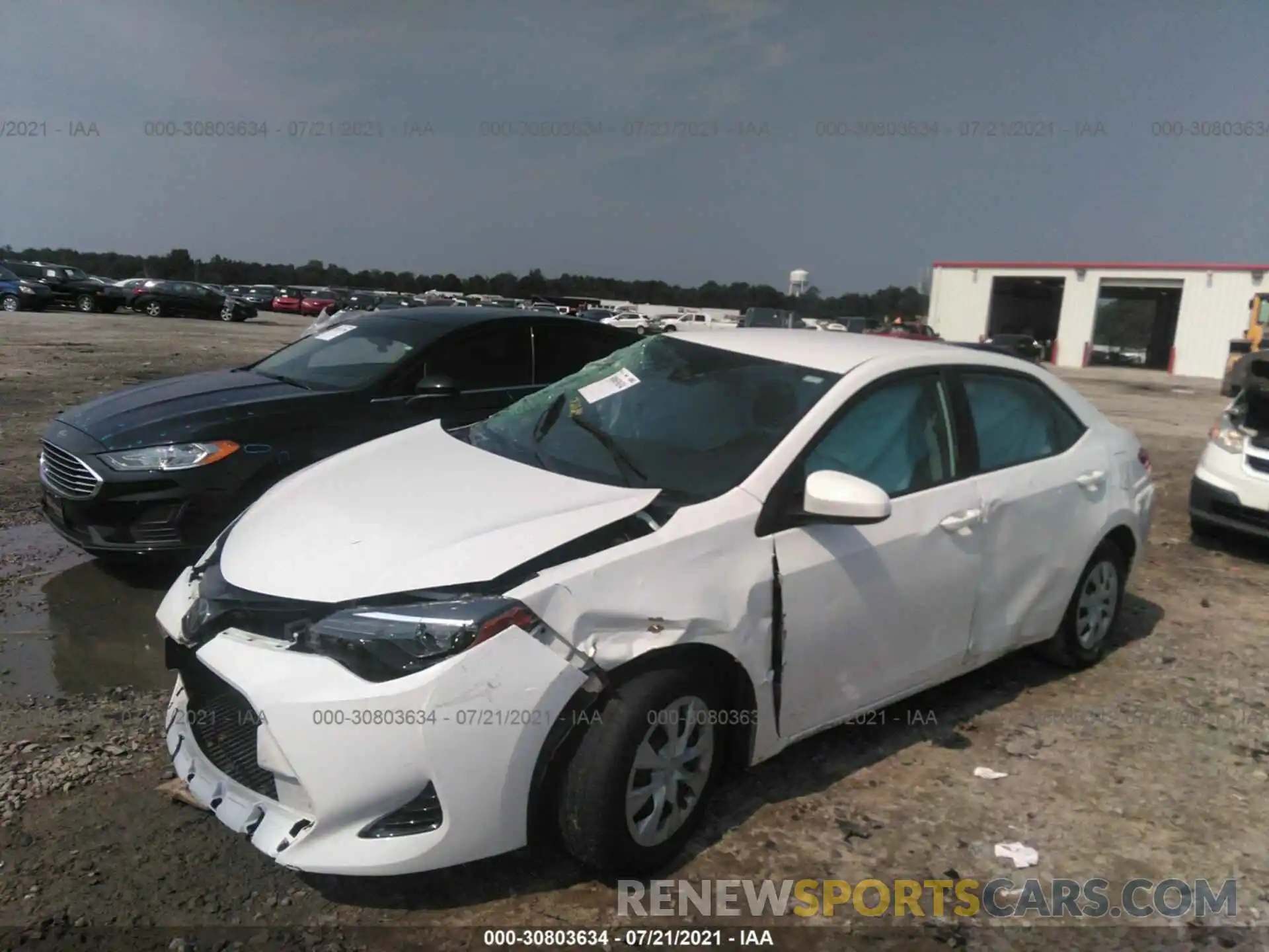 2 Photograph of a damaged car 5YFBURHE5KP867470 TOYOTA COROLLA 2019