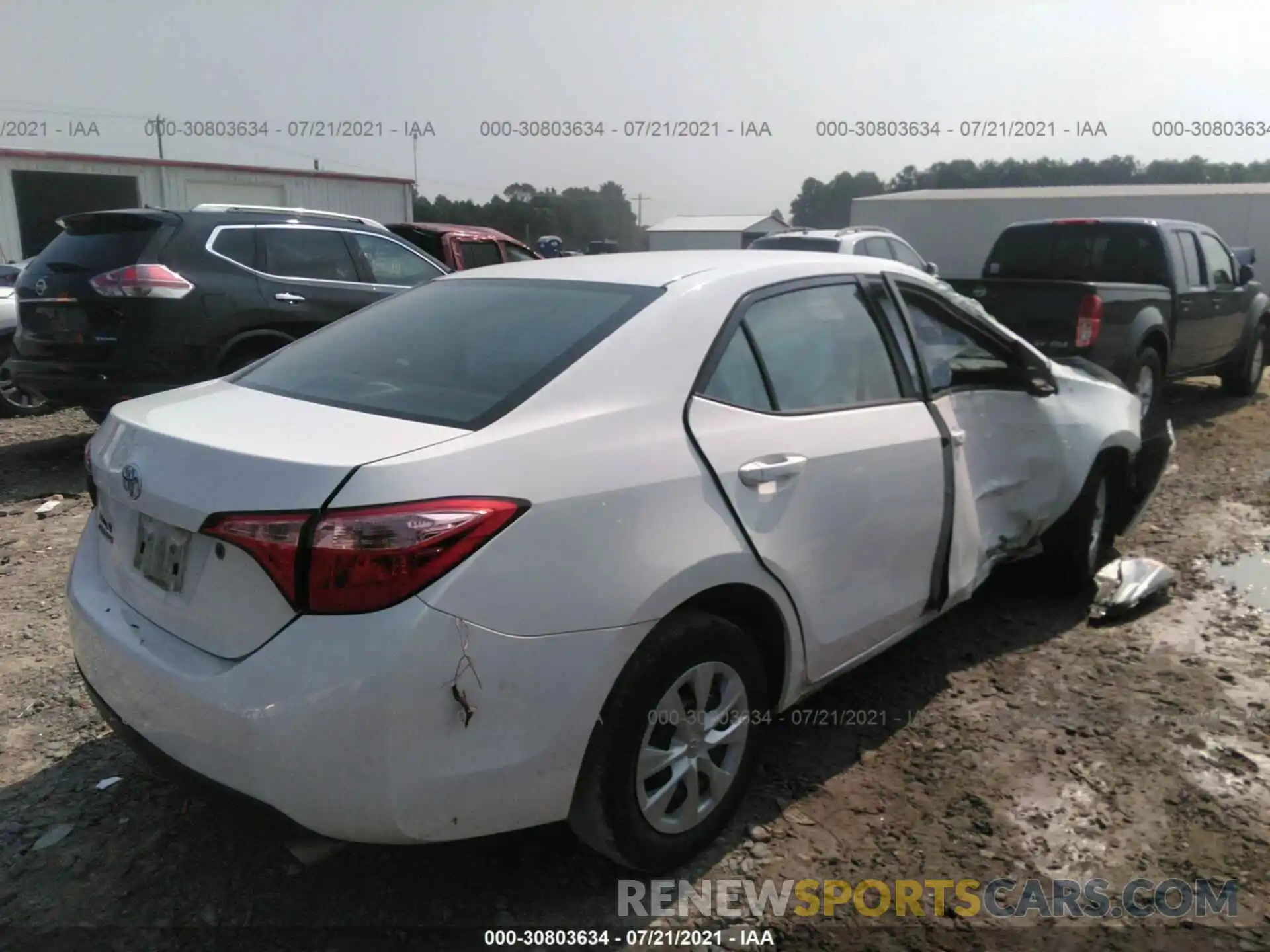 4 Photograph of a damaged car 5YFBURHE5KP867470 TOYOTA COROLLA 2019