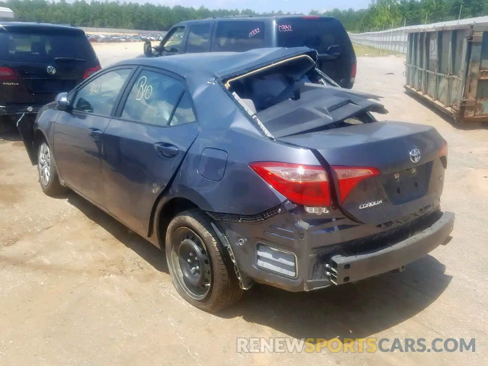 3 Photograph of a damaged car 5YFBURHE5KP867484 TOYOTA COROLLA 2019