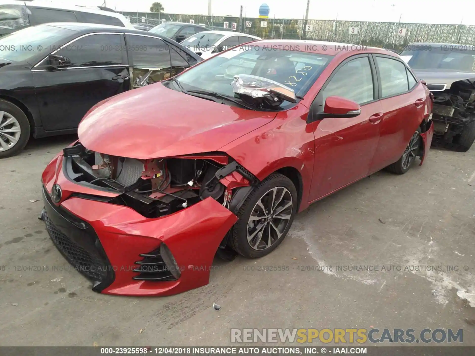 2 Photograph of a damaged car 5YFBURHE5KP868280 TOYOTA COROLLA 2019