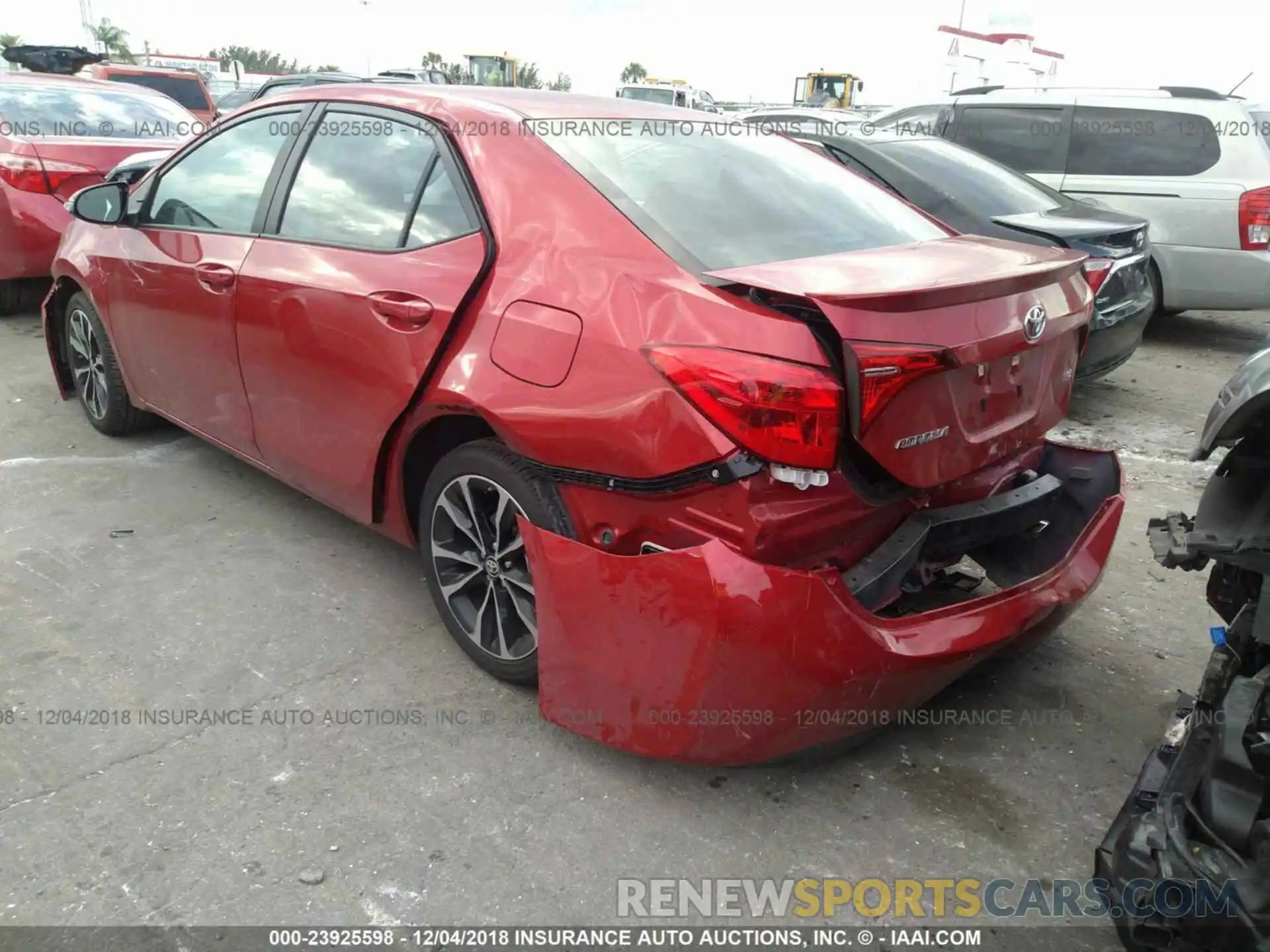 3 Photograph of a damaged car 5YFBURHE5KP868280 TOYOTA COROLLA 2019