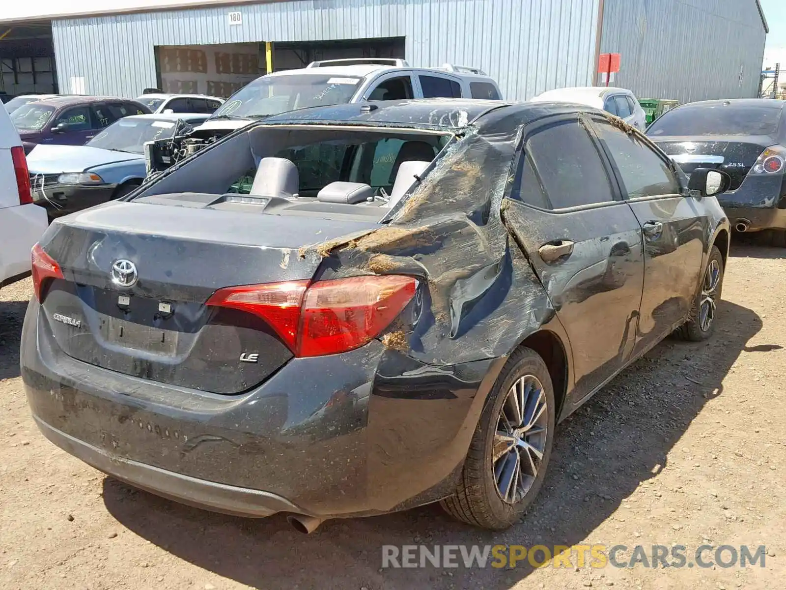 4 Photograph of a damaged car 5YFBURHE5KP868702 TOYOTA COROLLA 2019