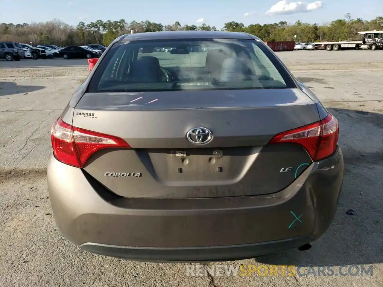 6 Photograph of a damaged car 5YFBURHE5KP869106 TOYOTA COROLLA 2019