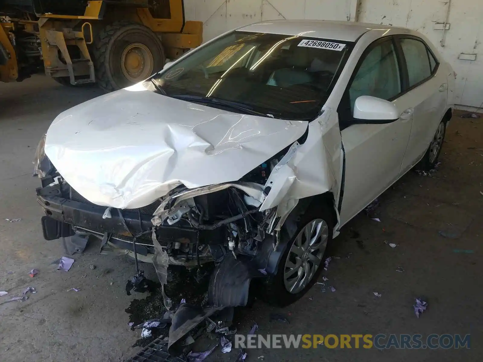 2 Photograph of a damaged car 5YFBURHE5KP869414 TOYOTA COROLLA 2019