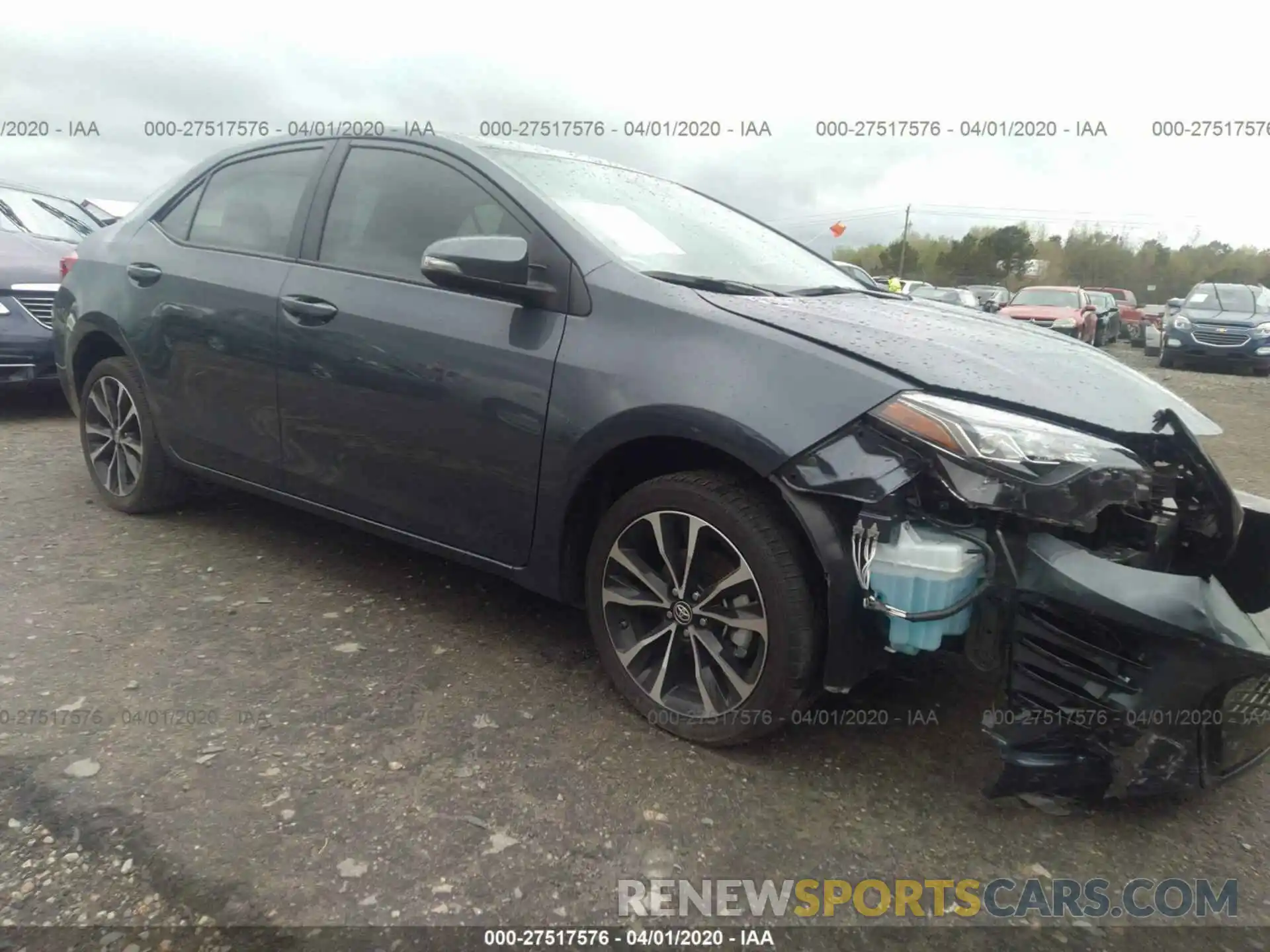1 Photograph of a damaged car 5YFBURHE5KP869610 TOYOTA COROLLA 2019