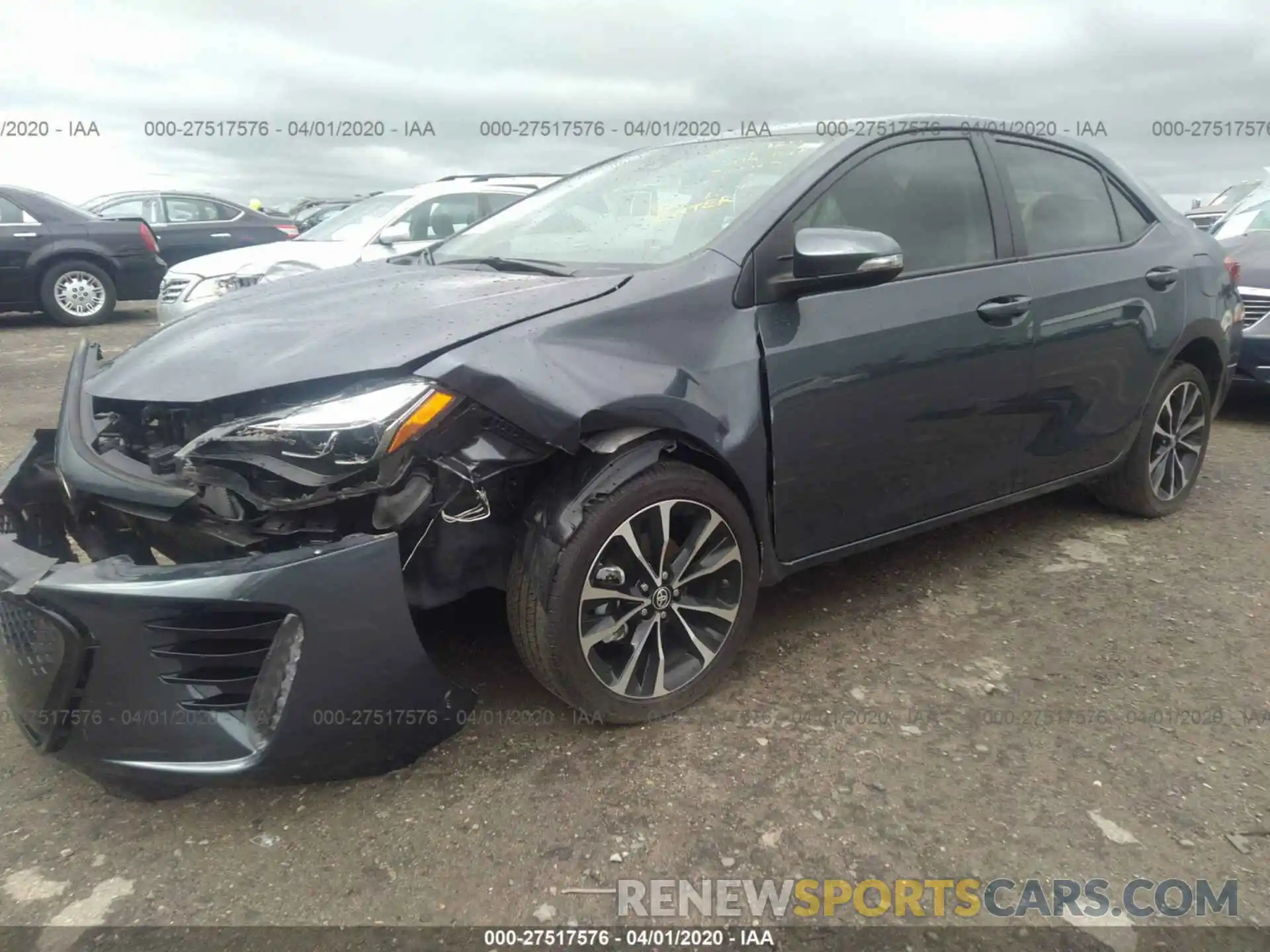 2 Photograph of a damaged car 5YFBURHE5KP869610 TOYOTA COROLLA 2019