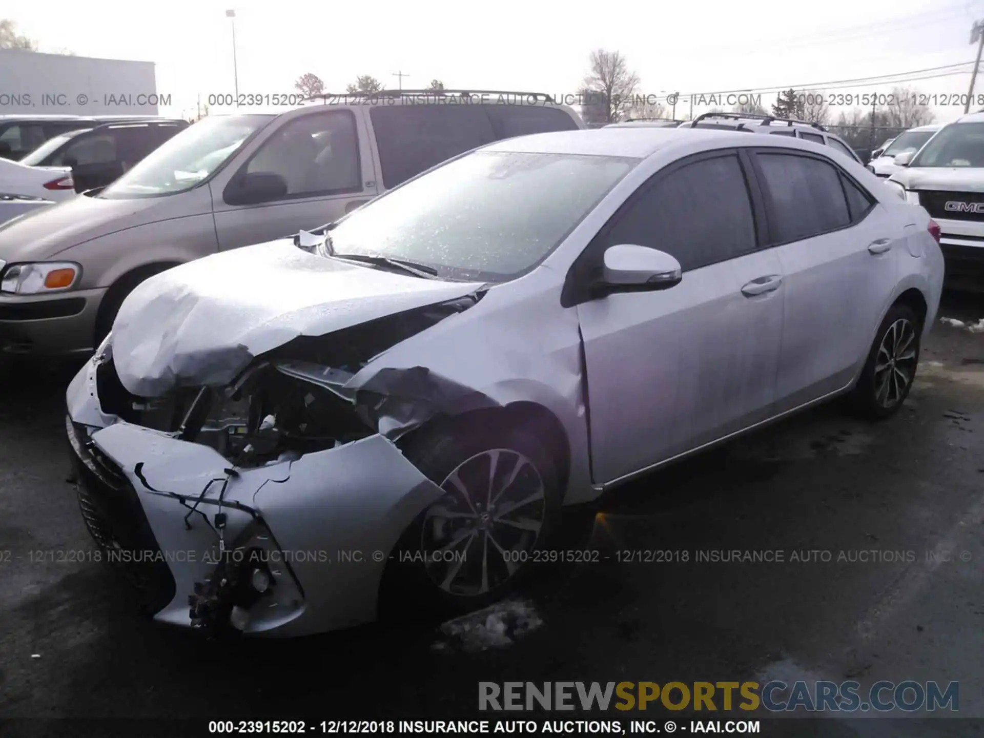 2 Photograph of a damaged car 5YFBURHE5KP870885 TOYOTA COROLLA 2019