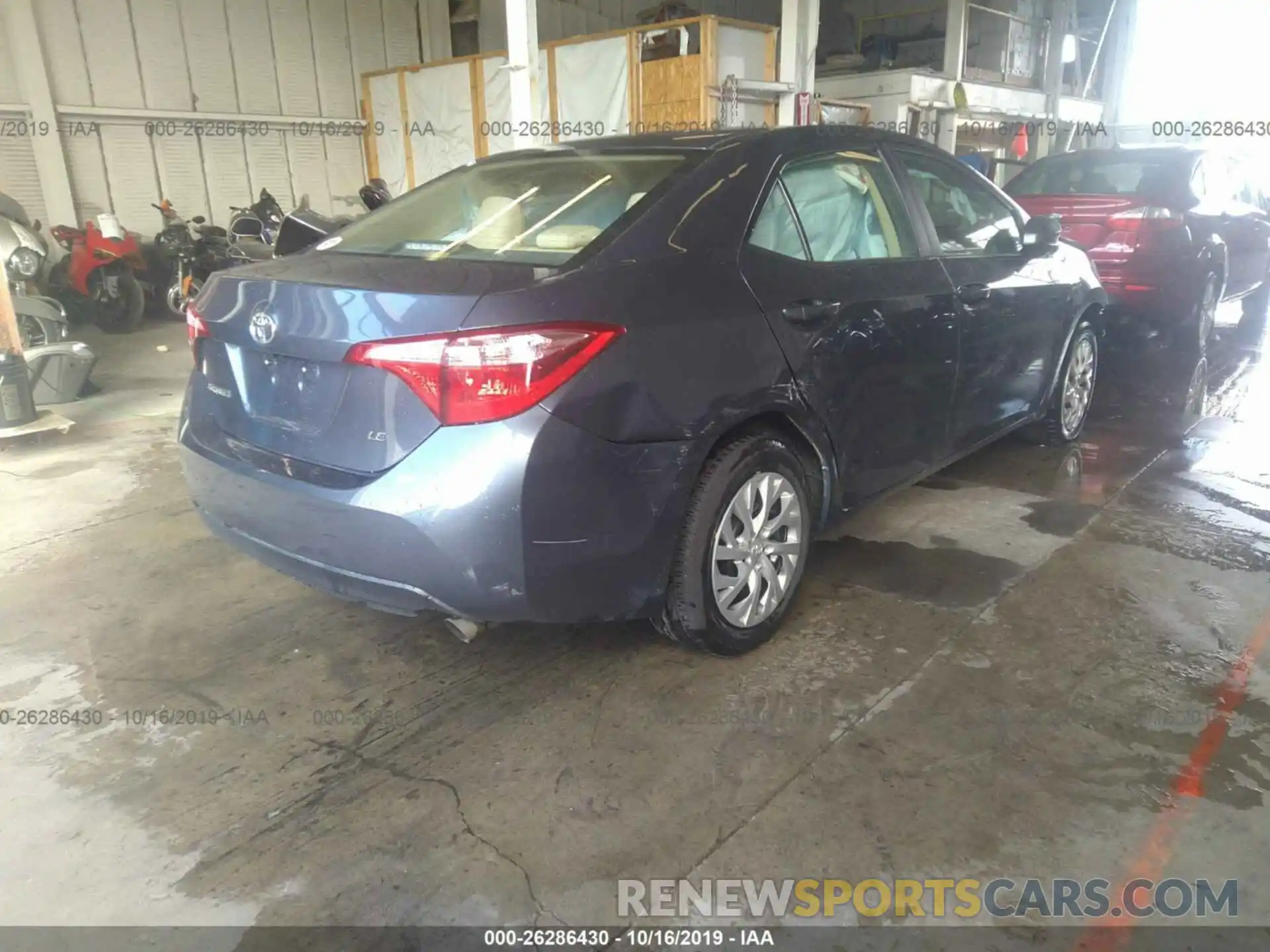 4 Photograph of a damaged car 5YFBURHE5KP871244 TOYOTA COROLLA 2019