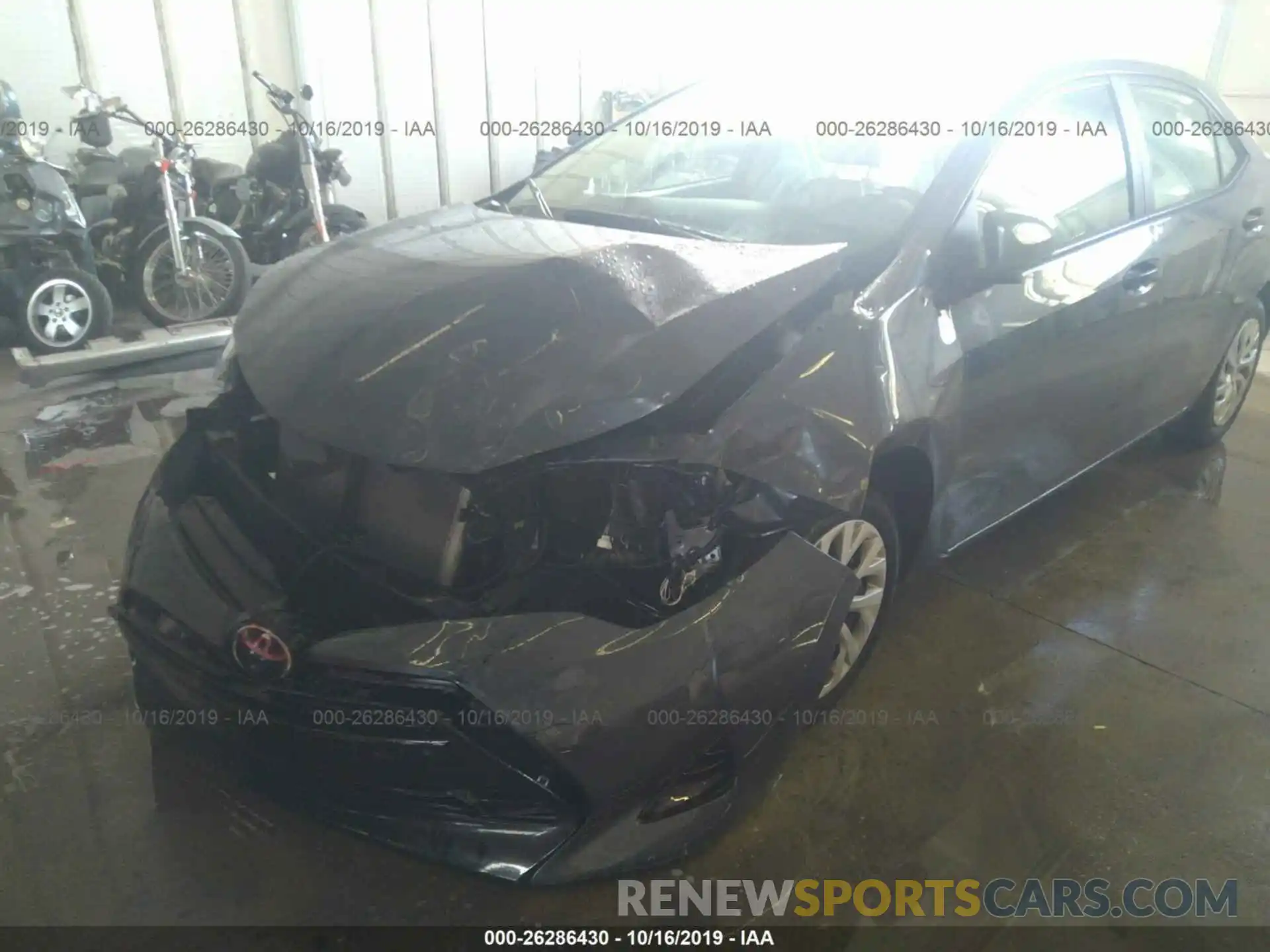 6 Photograph of a damaged car 5YFBURHE5KP871244 TOYOTA COROLLA 2019