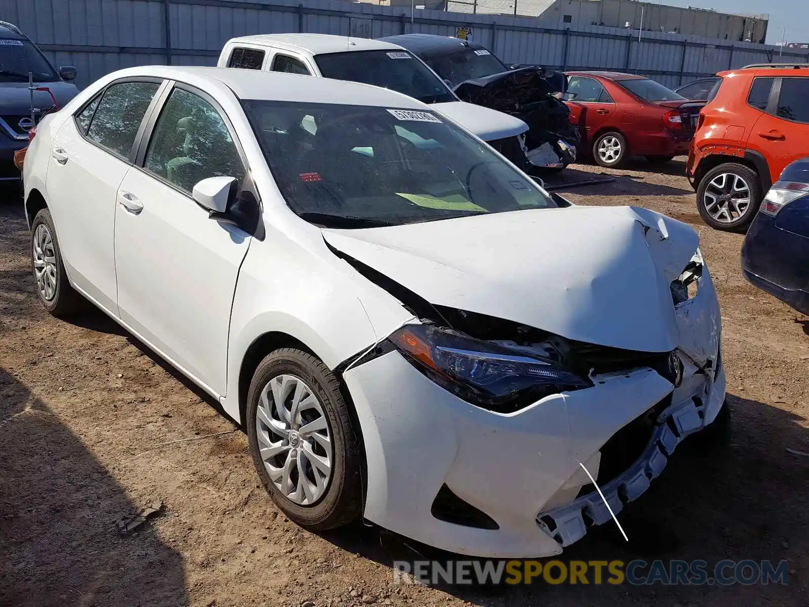 1 Photograph of a damaged car 5YFBURHE5KP872152 TOYOTA COROLLA 2019