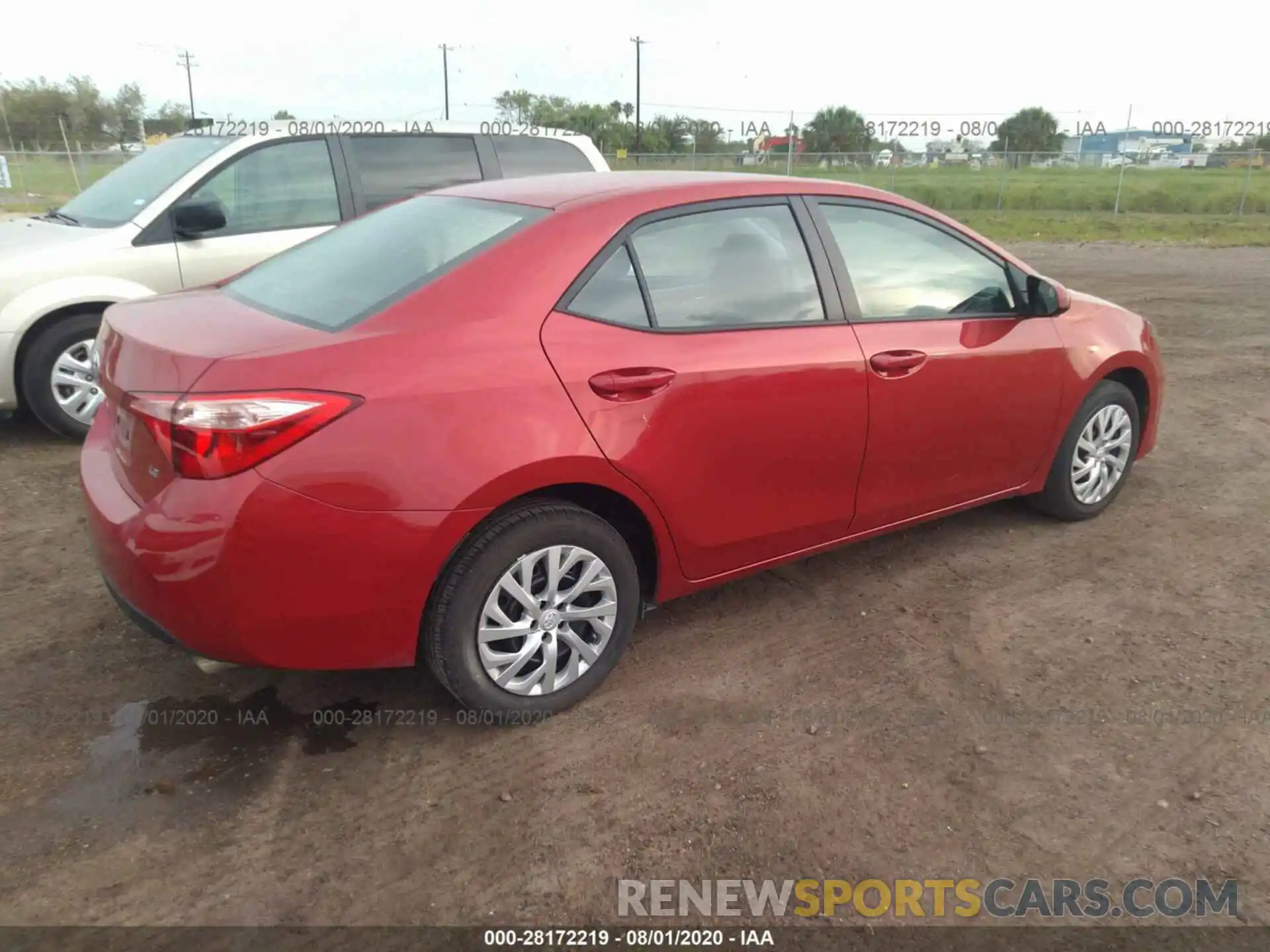 4 Photograph of a damaged car 5YFBURHE5KP872393 TOYOTA COROLLA 2019