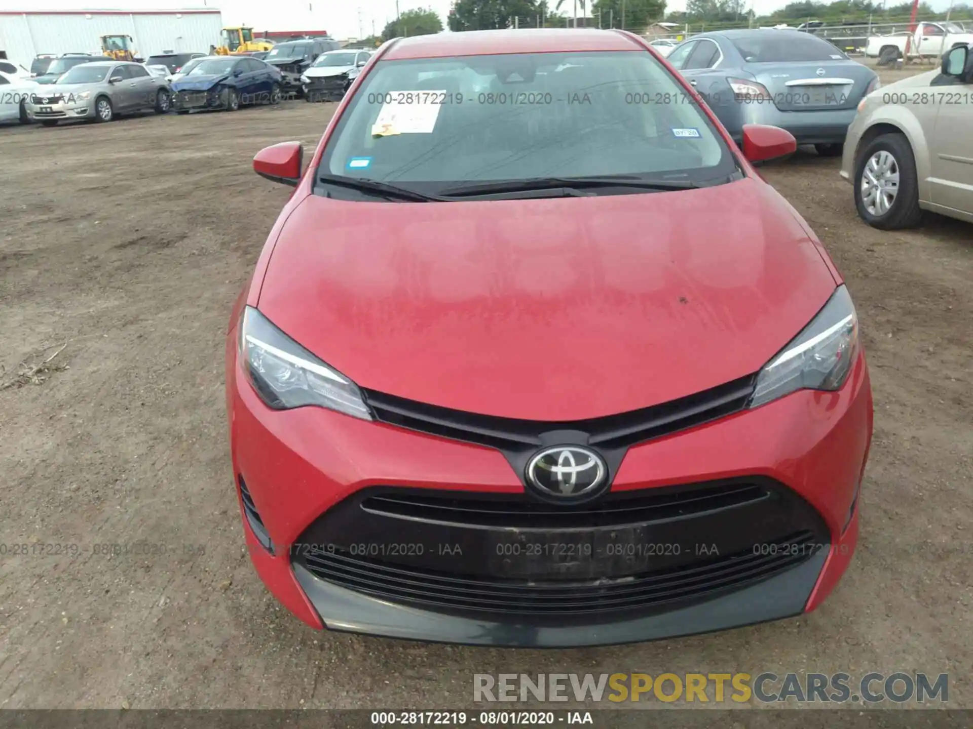 6 Photograph of a damaged car 5YFBURHE5KP872393 TOYOTA COROLLA 2019