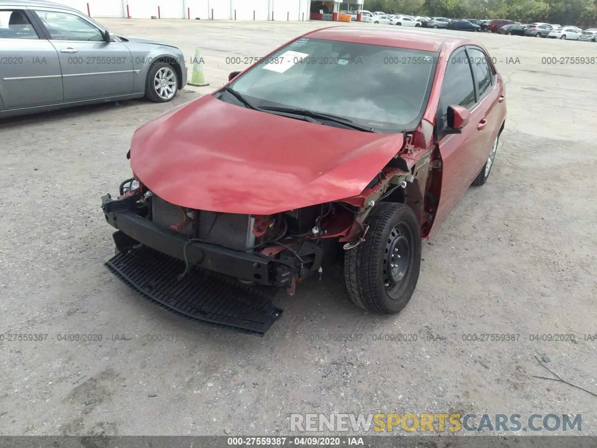 6 Photograph of a damaged car 5YFBURHE5KP872586 TOYOTA COROLLA 2019