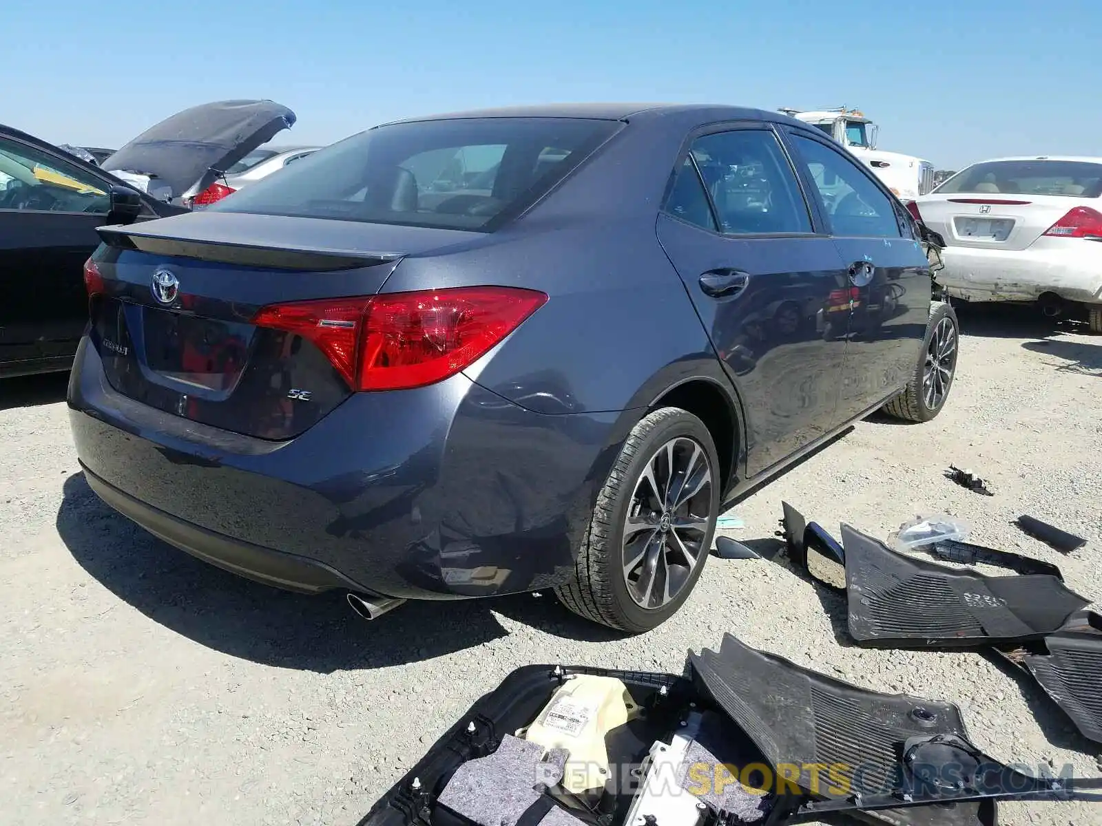 4 Photograph of a damaged car 5YFBURHE5KP872703 TOYOTA COROLLA 2019