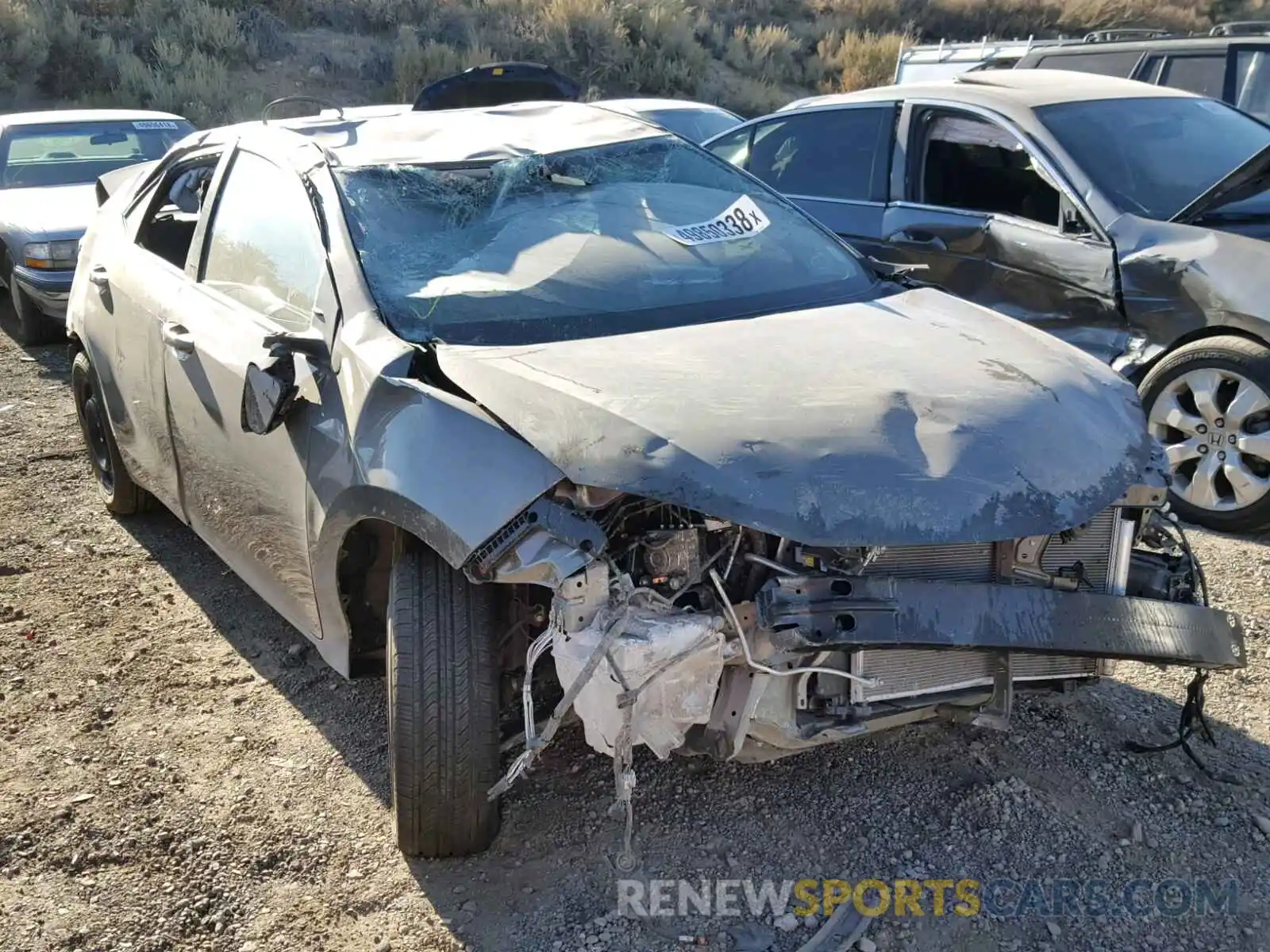 1 Photograph of a damaged car 5YFBURHE5KP873074 TOYOTA COROLLA 2019