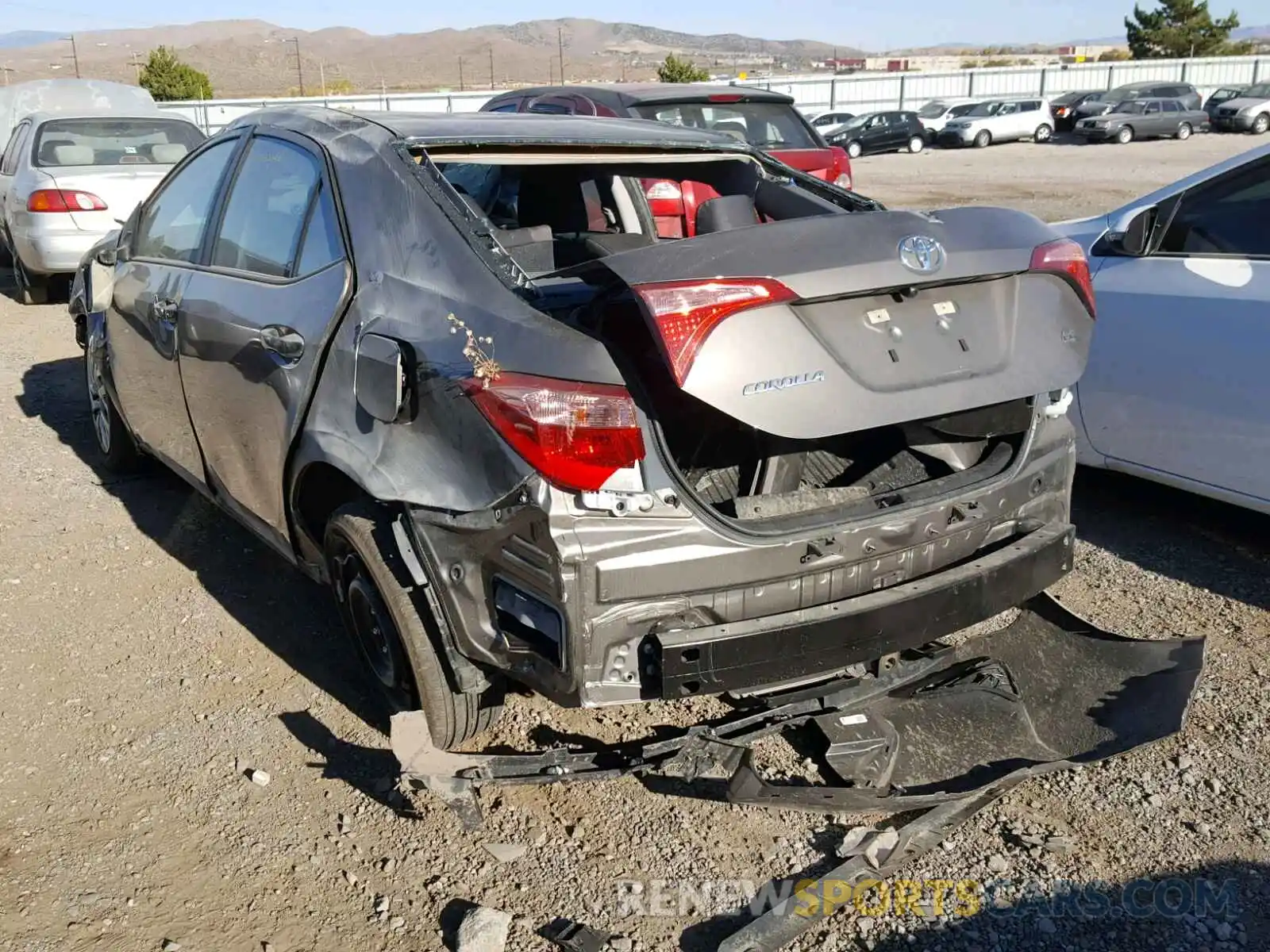 3 Photograph of a damaged car 5YFBURHE5KP873074 TOYOTA COROLLA 2019