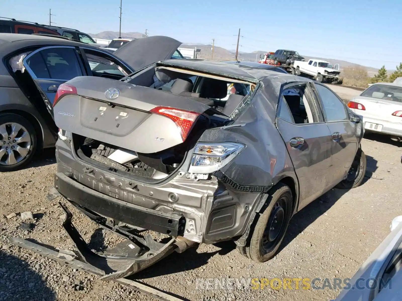 4 Photograph of a damaged car 5YFBURHE5KP873074 TOYOTA COROLLA 2019