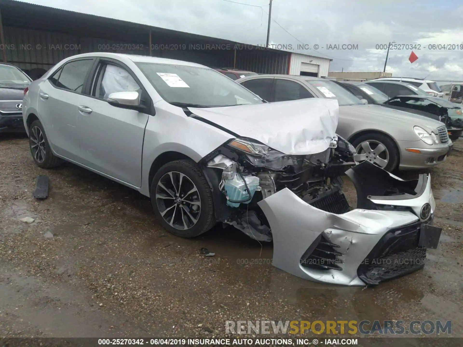 1 Photograph of a damaged car 5YFBURHE5KP873544 TOYOTA COROLLA 2019