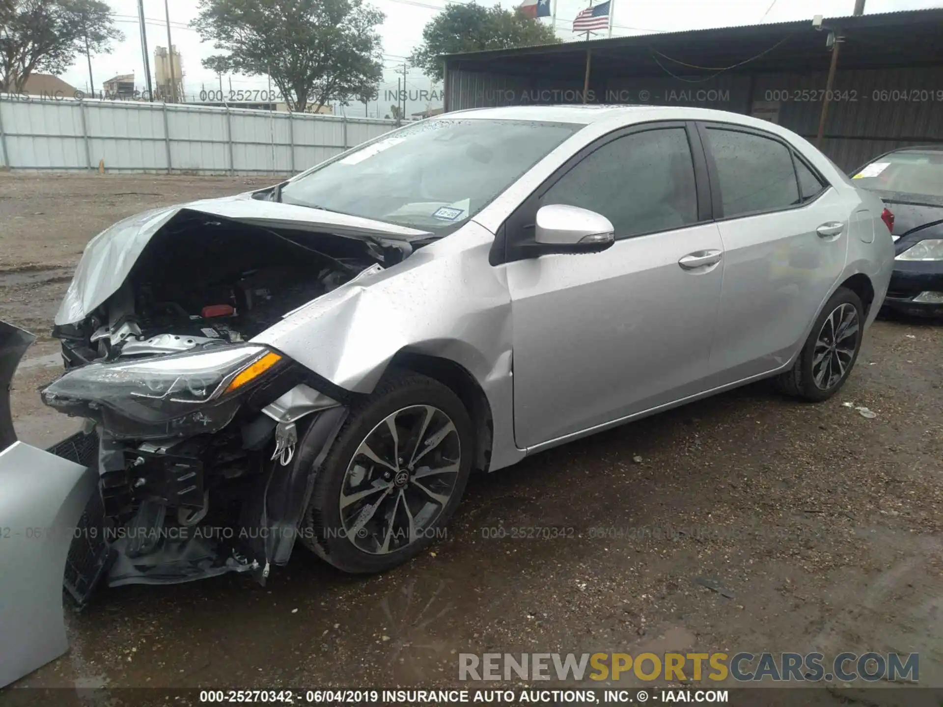 2 Photograph of a damaged car 5YFBURHE5KP873544 TOYOTA COROLLA 2019