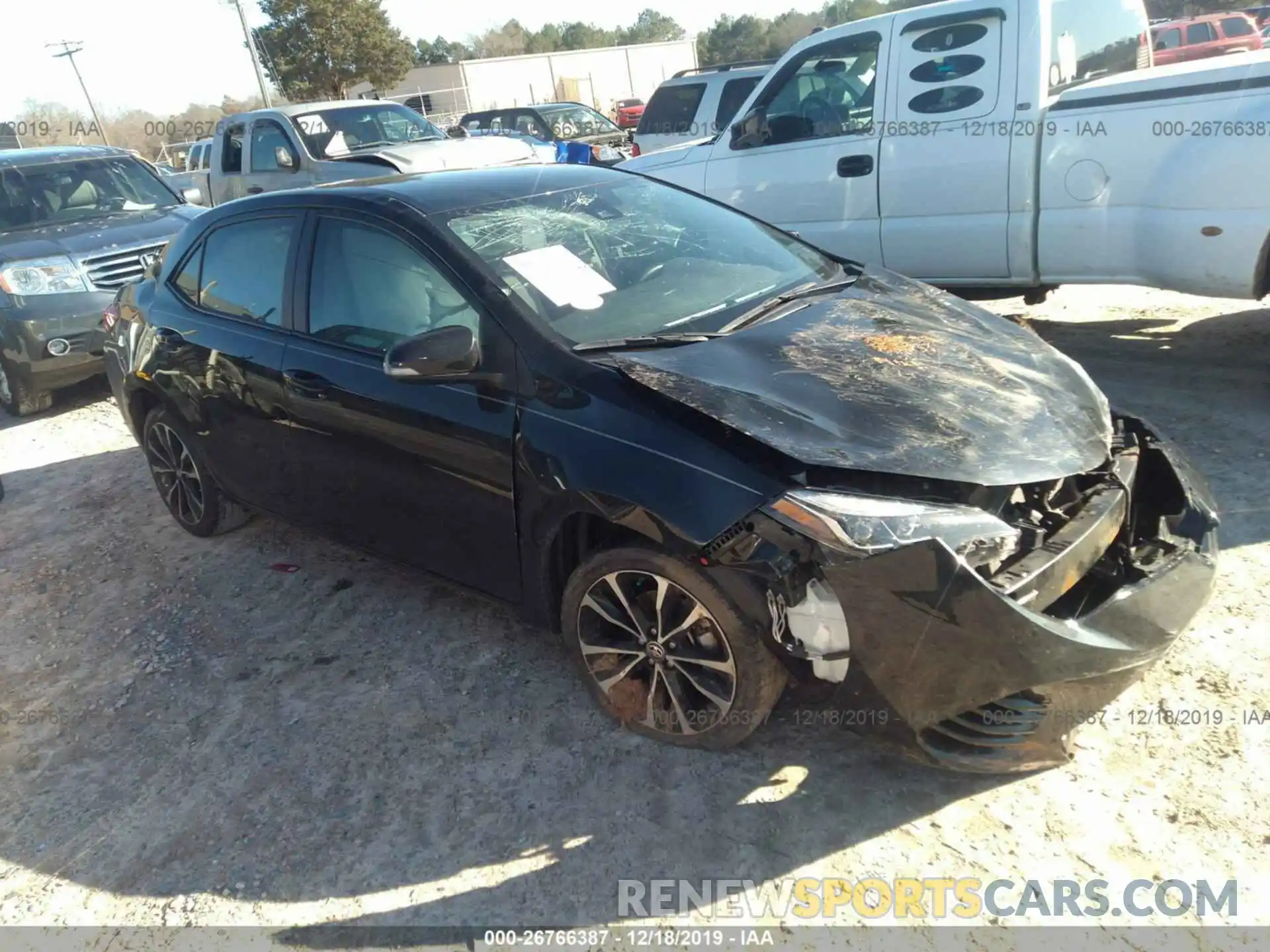 1 Photograph of a damaged car 5YFBURHE5KP873771 TOYOTA COROLLA 2019