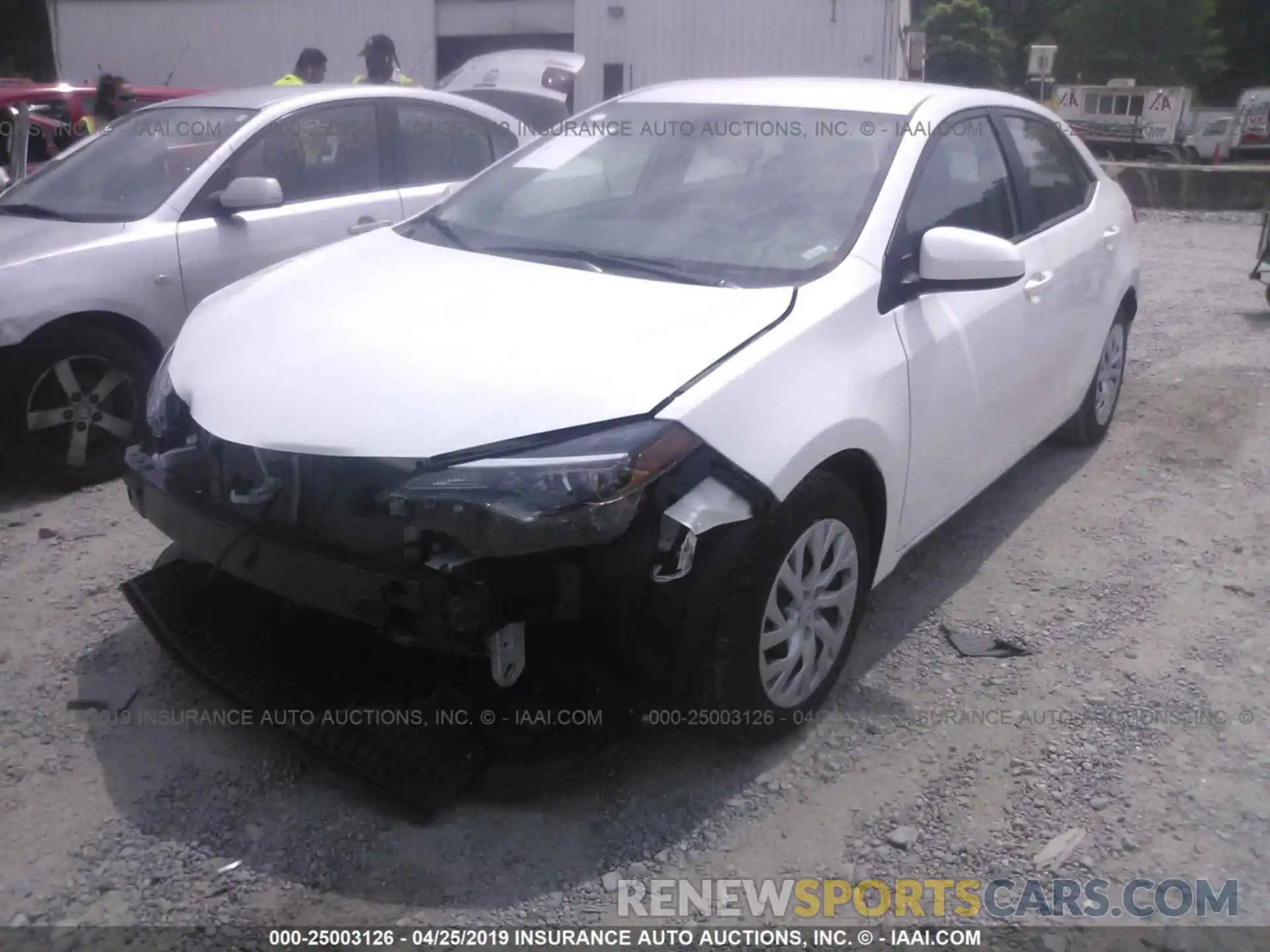 2 Photograph of a damaged car 5YFBURHE5KP874368 TOYOTA COROLLA 2019