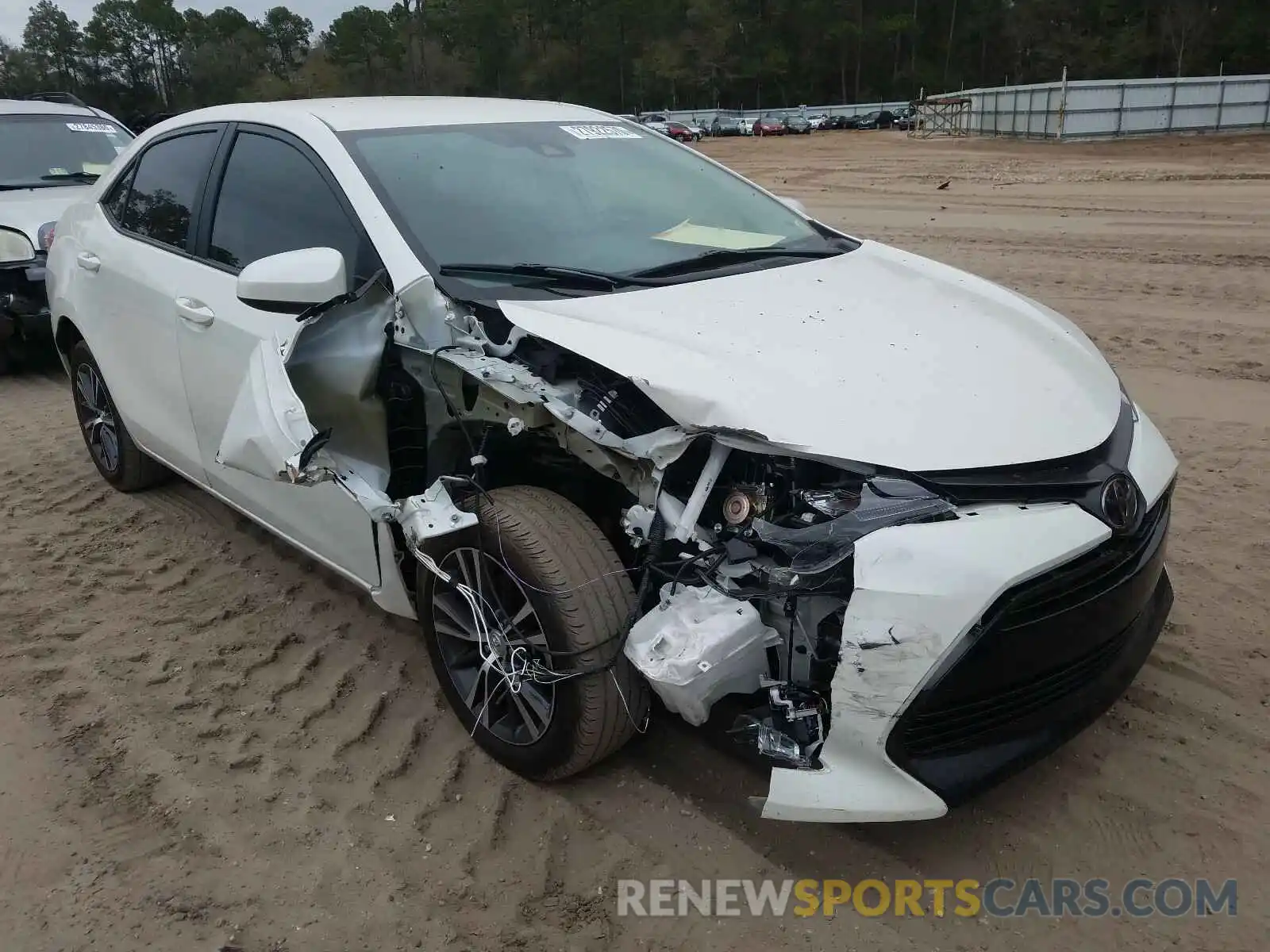 1 Photograph of a damaged car 5YFBURHE5KP874497 TOYOTA COROLLA 2019