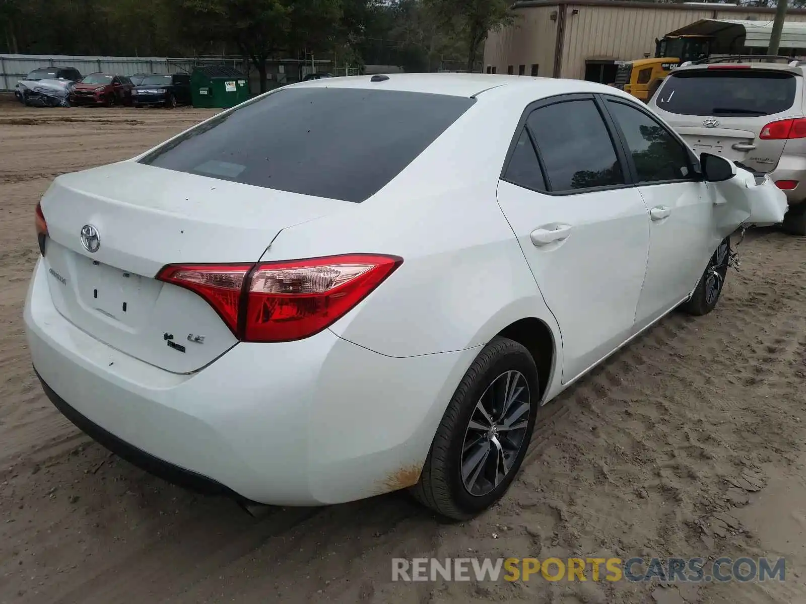 4 Photograph of a damaged car 5YFBURHE5KP874497 TOYOTA COROLLA 2019