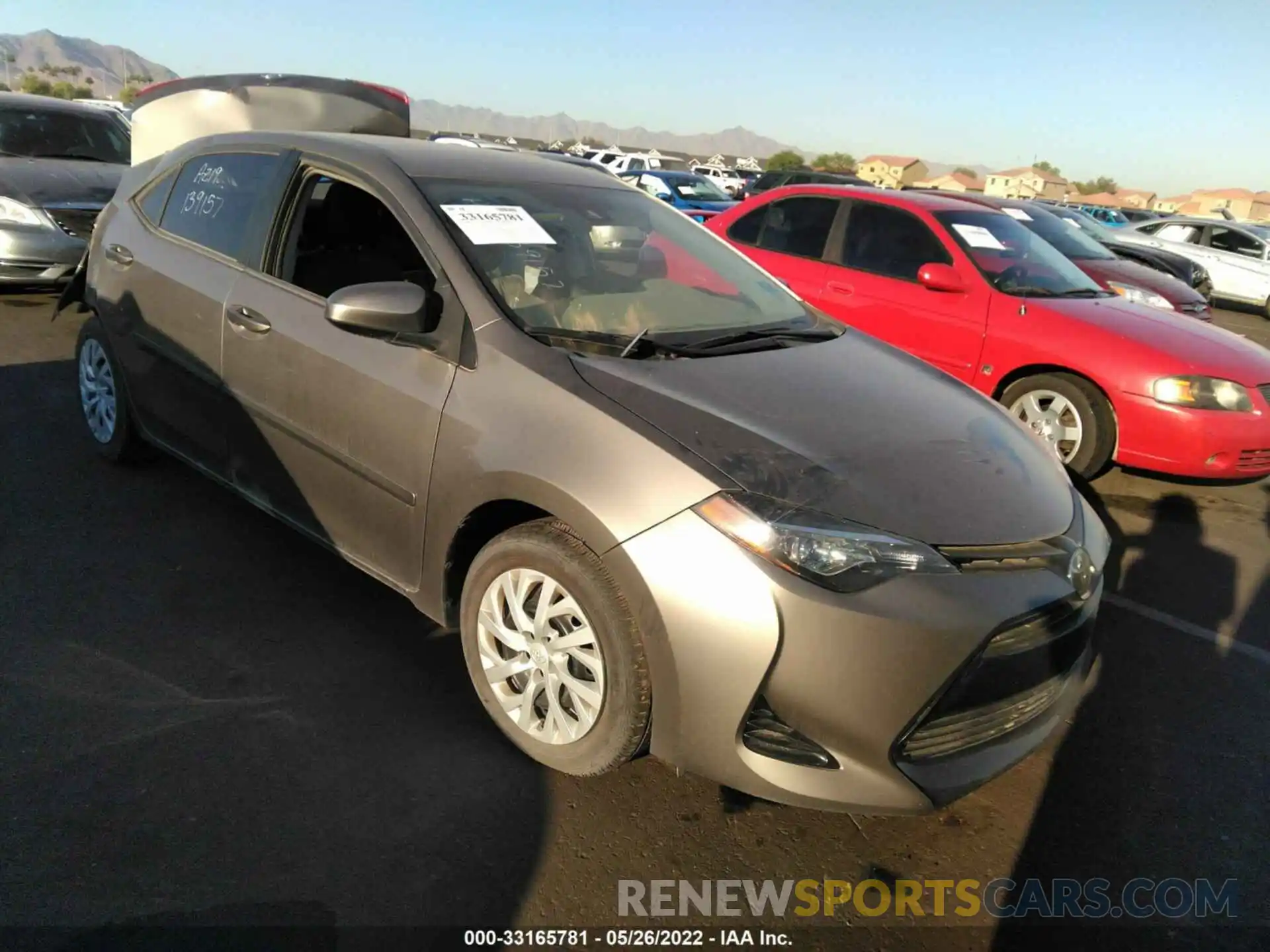 1 Photograph of a damaged car 5YFBURHE5KP874533 TOYOTA COROLLA 2019