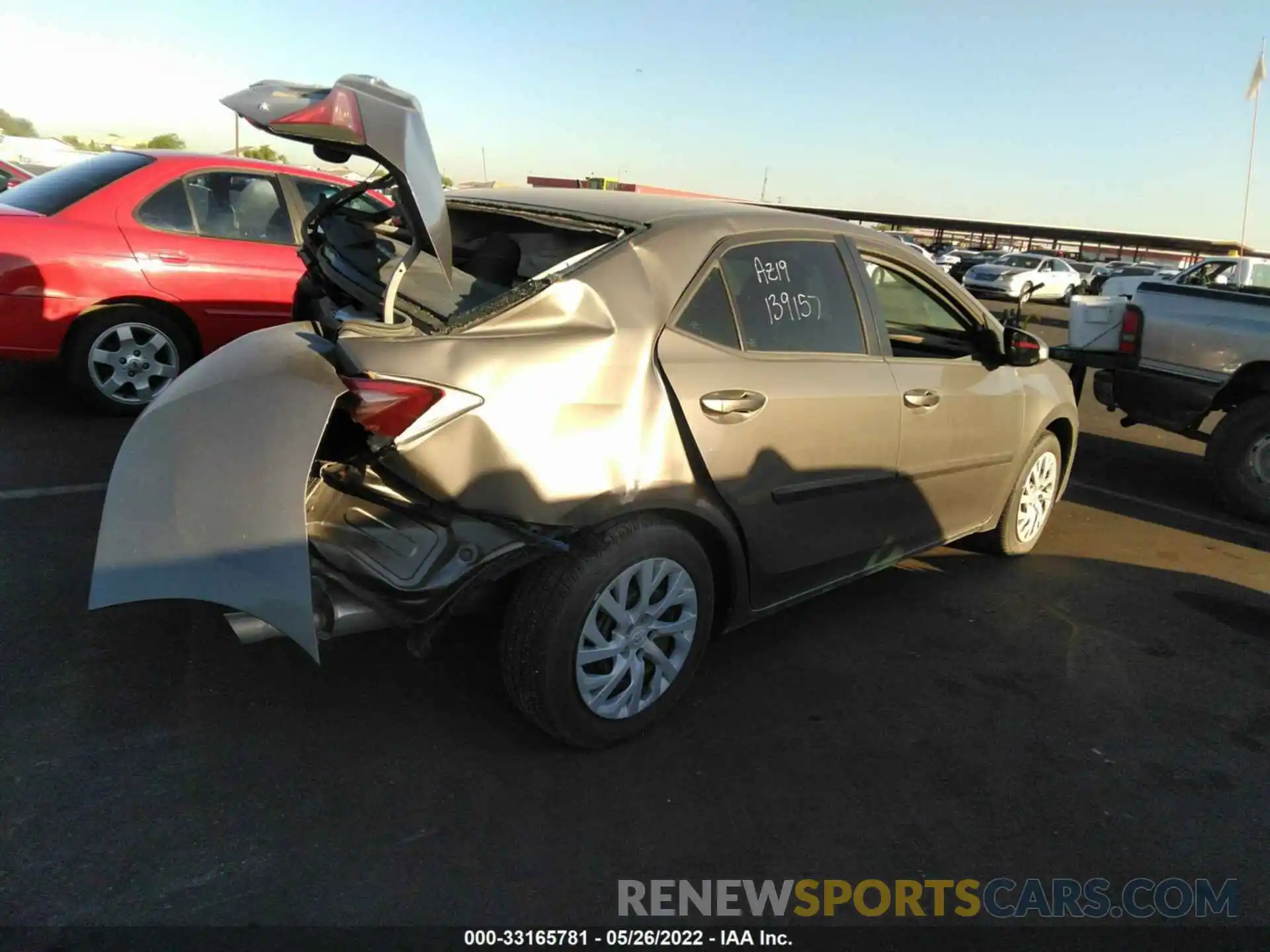 4 Photograph of a damaged car 5YFBURHE5KP874533 TOYOTA COROLLA 2019