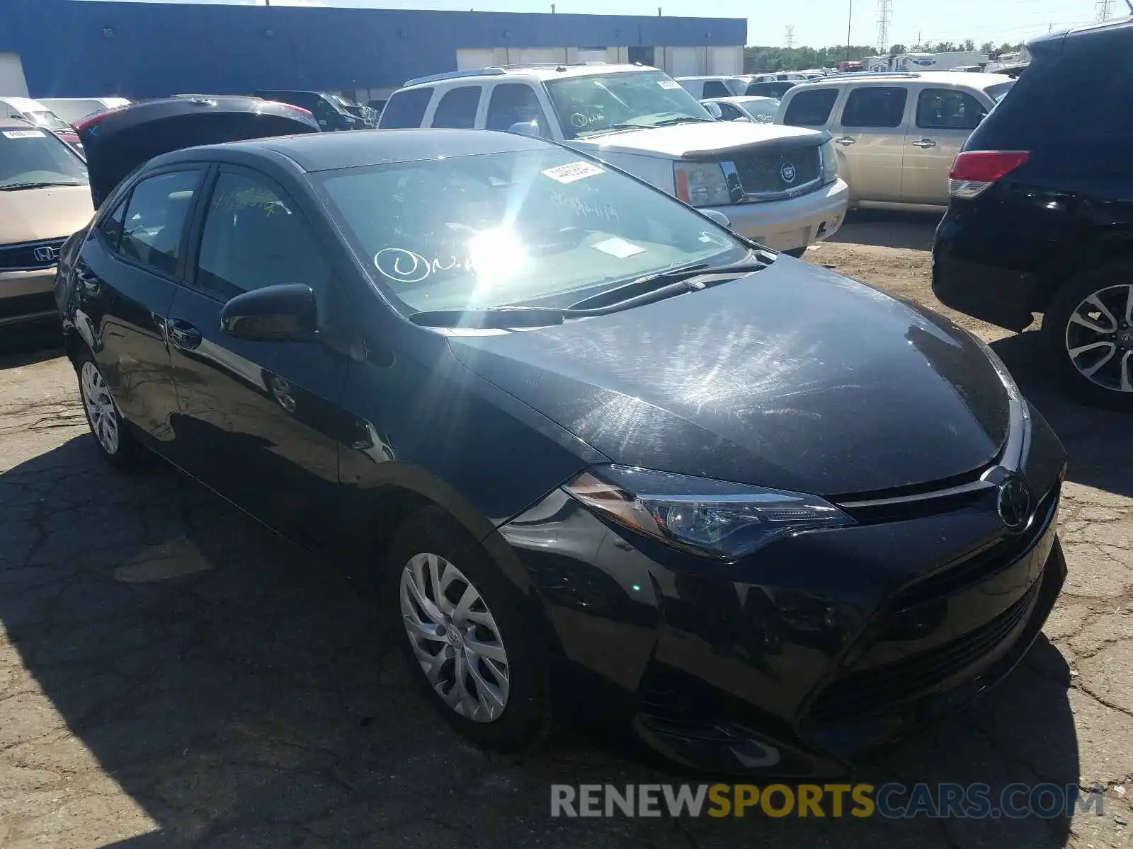 1 Photograph of a damaged car 5YFBURHE5KP874922 TOYOTA COROLLA 2019