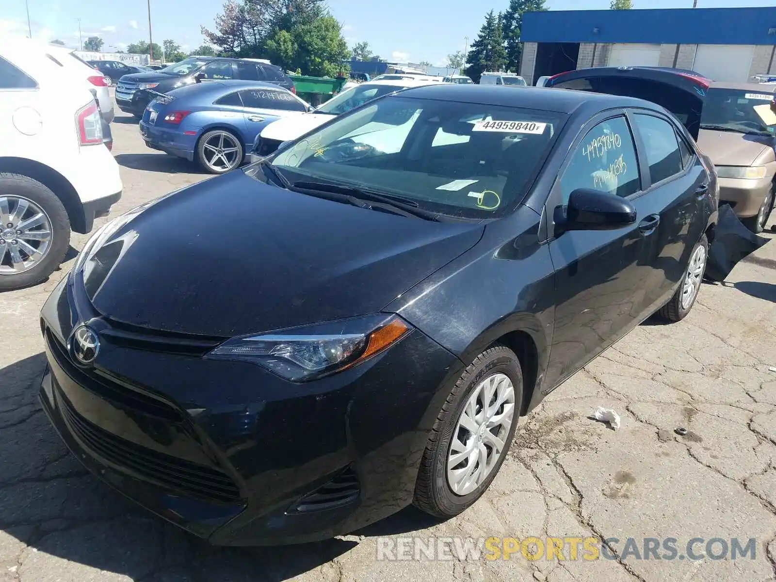 2 Photograph of a damaged car 5YFBURHE5KP874922 TOYOTA COROLLA 2019