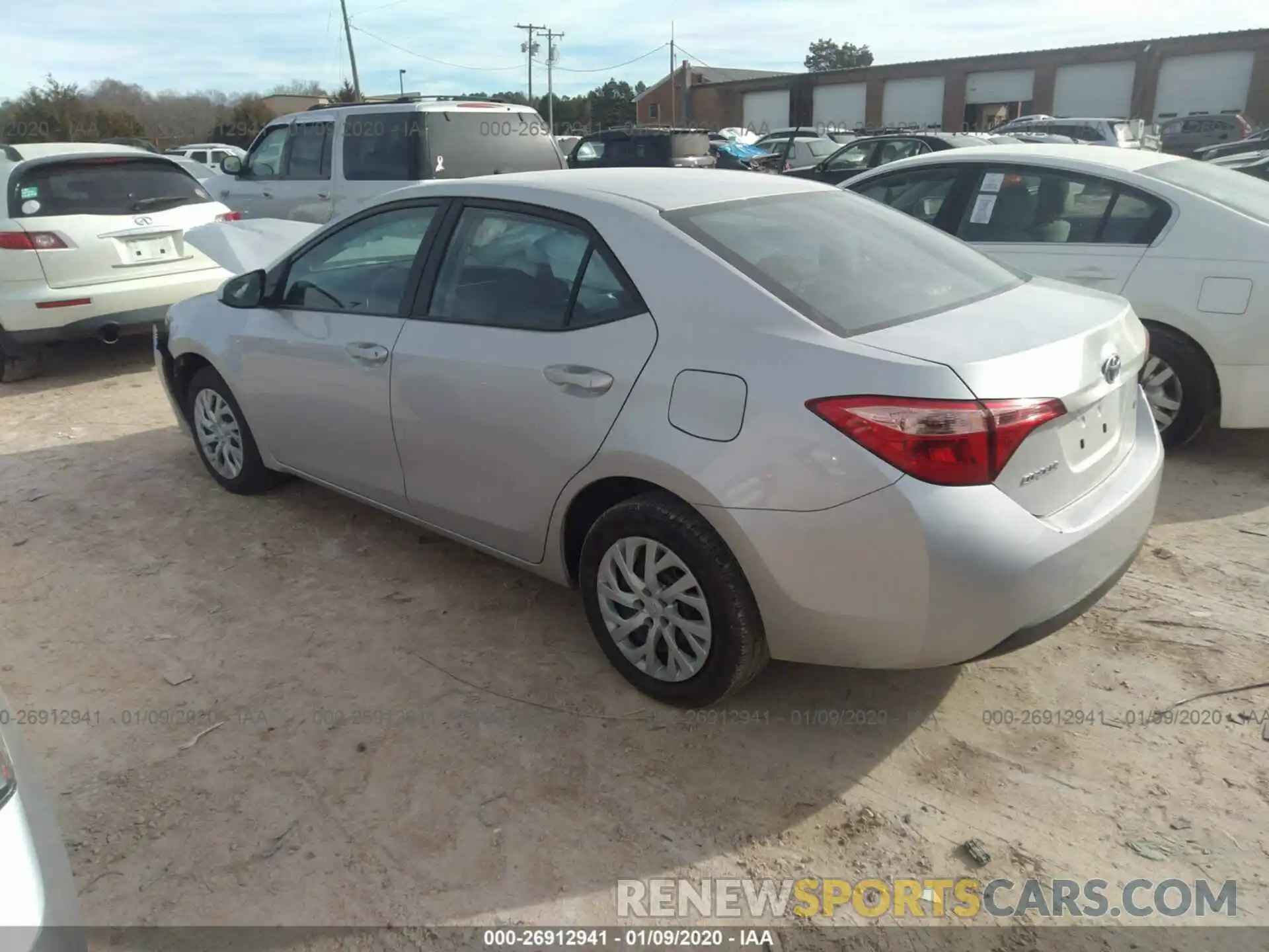 3 Photograph of a damaged car 5YFBURHE5KP875312 TOYOTA COROLLA 2019