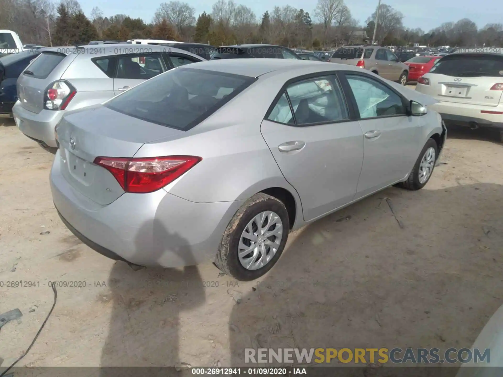 4 Photograph of a damaged car 5YFBURHE5KP875312 TOYOTA COROLLA 2019