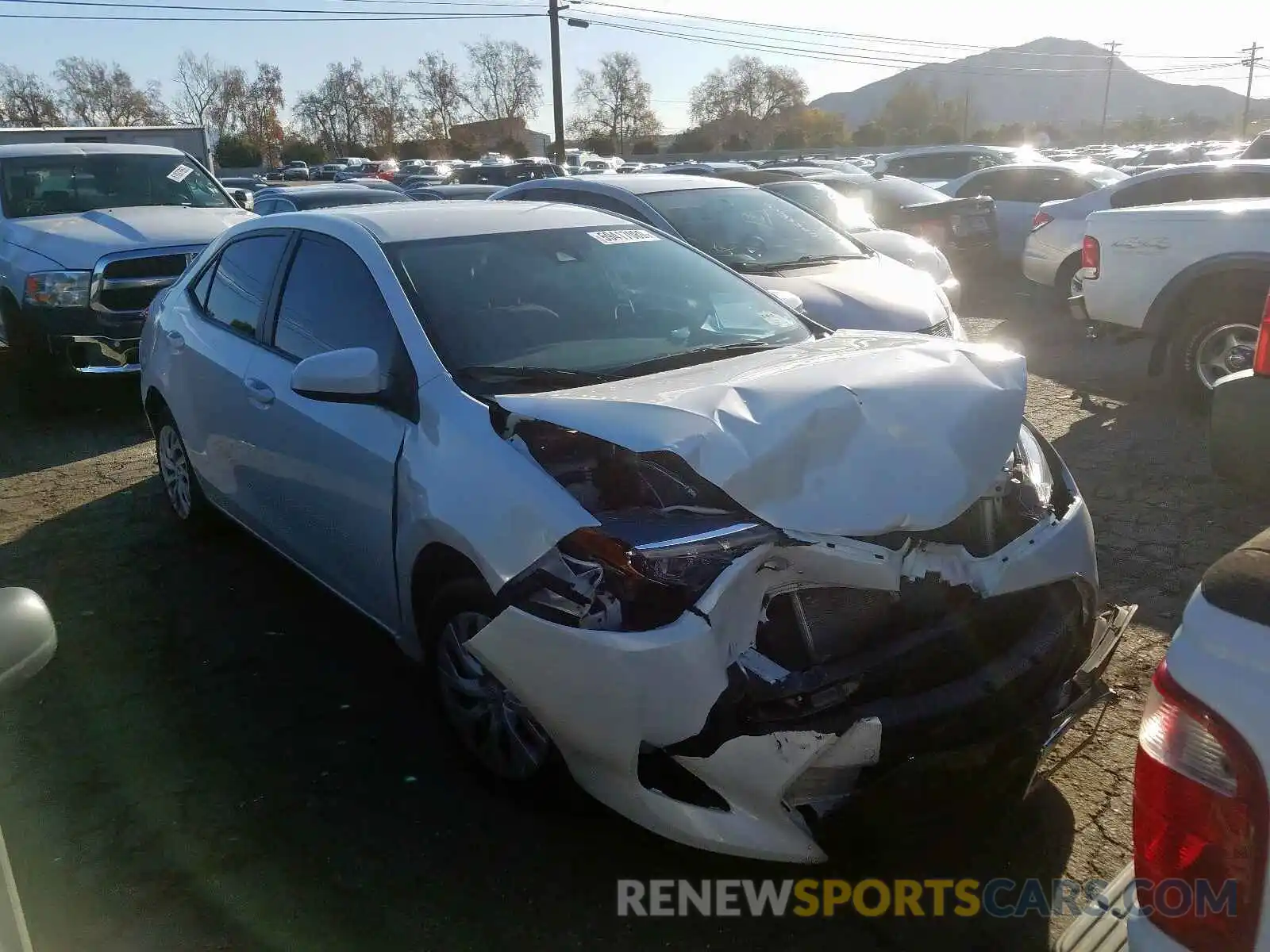 1 Photograph of a damaged car 5YFBURHE5KP875391 TOYOTA COROLLA 2019