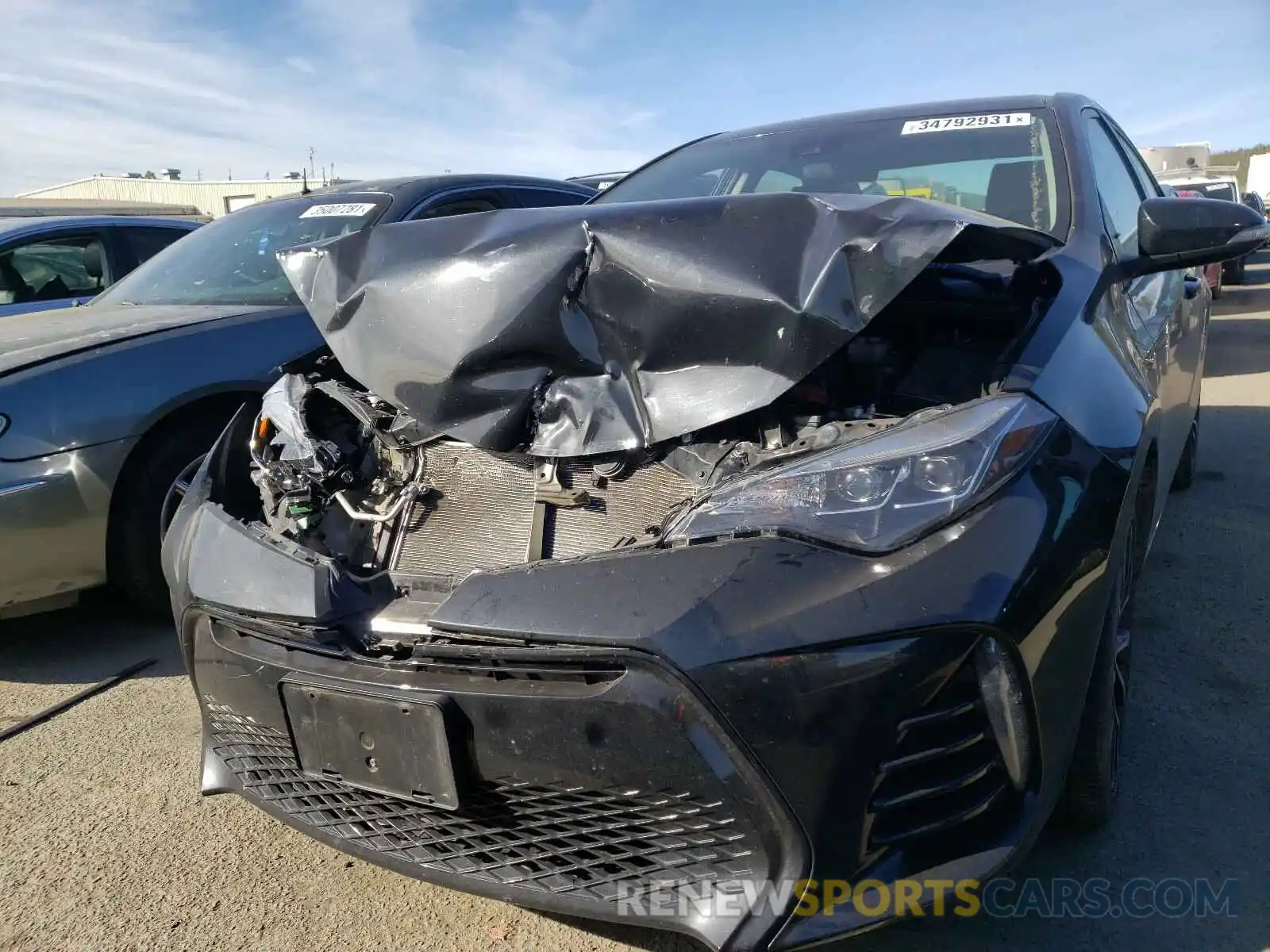 9 Photograph of a damaged car 5YFBURHE5KP875438 TOYOTA COROLLA 2019