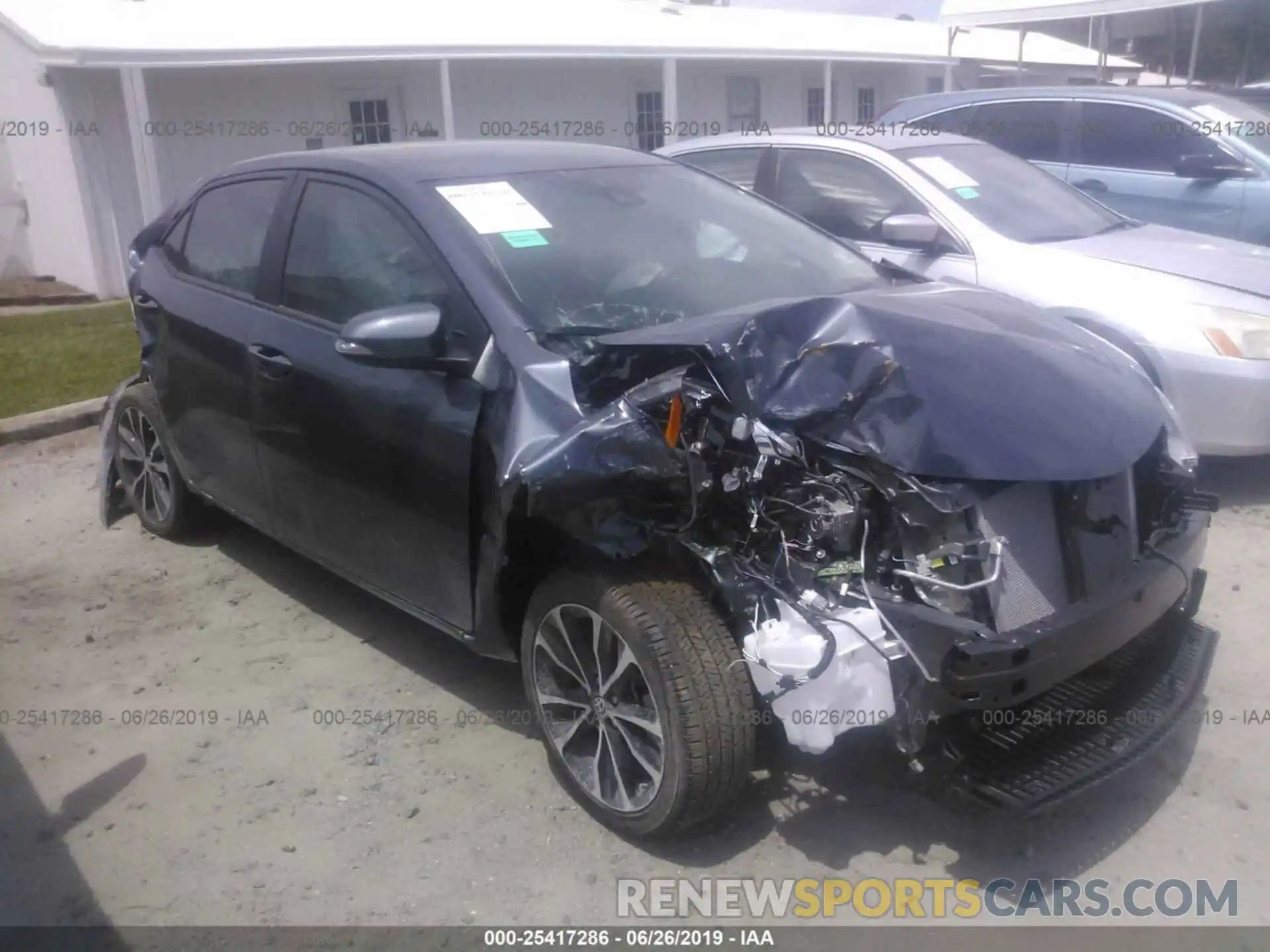 1 Photograph of a damaged car 5YFBURHE5KP875469 TOYOTA COROLLA 2019