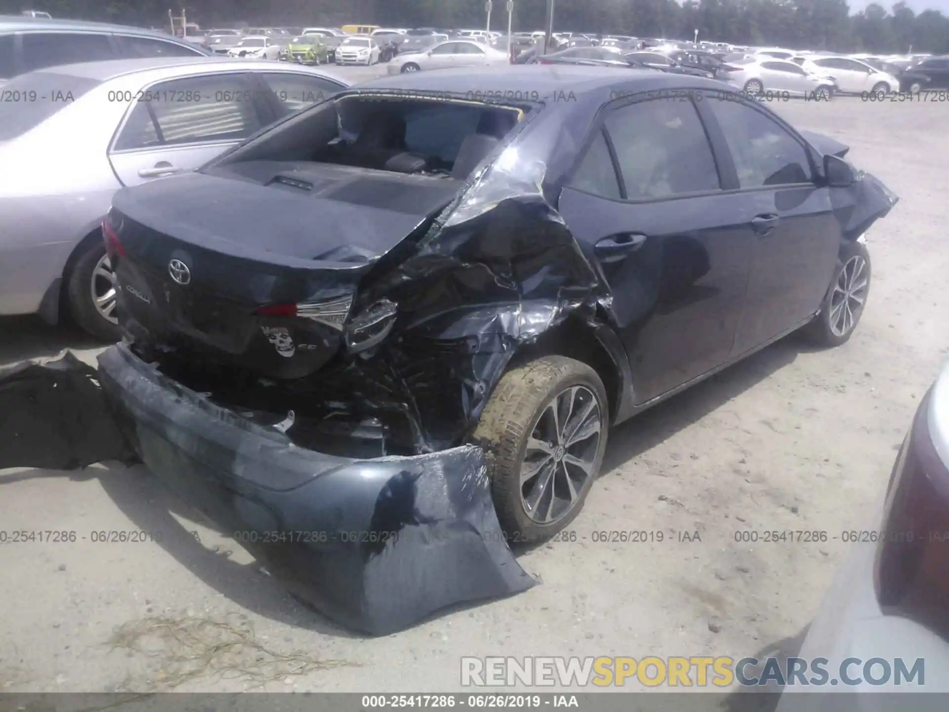 4 Photograph of a damaged car 5YFBURHE5KP875469 TOYOTA COROLLA 2019