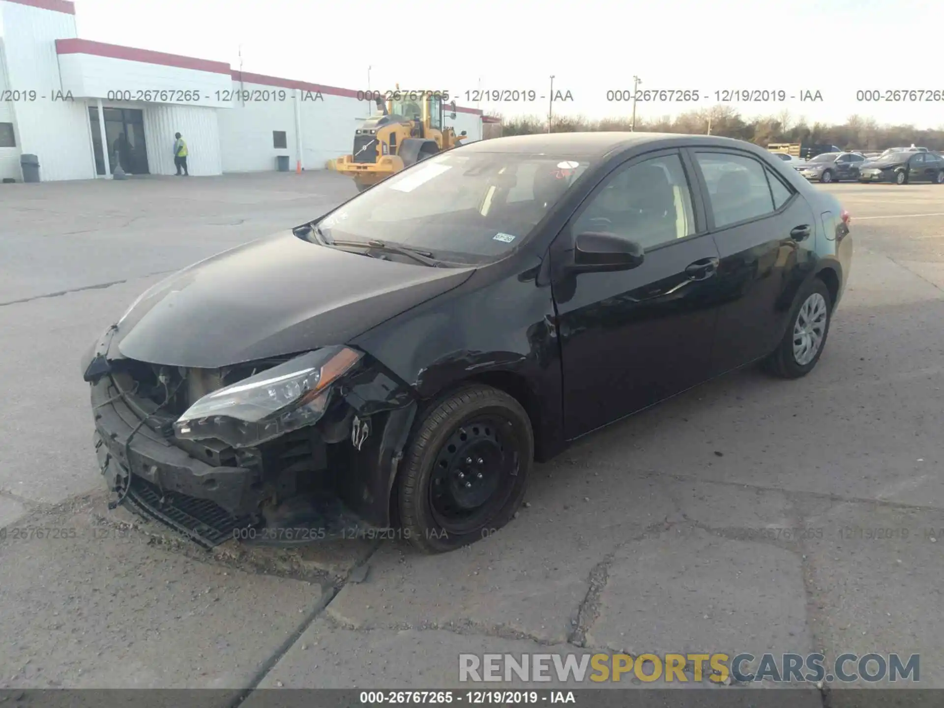 2 Photograph of a damaged car 5YFBURHE5KP875486 TOYOTA COROLLA 2019