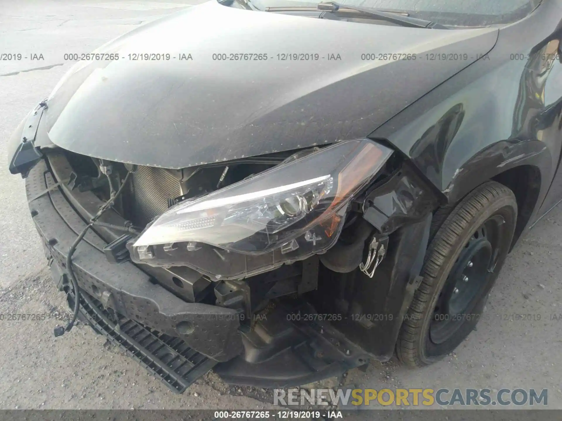 6 Photograph of a damaged car 5YFBURHE5KP875486 TOYOTA COROLLA 2019